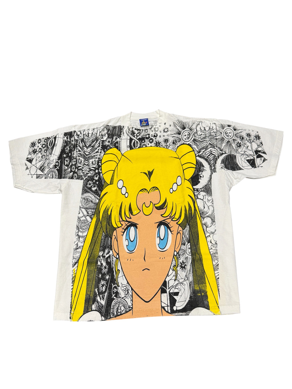 White - Sailor moon mega print