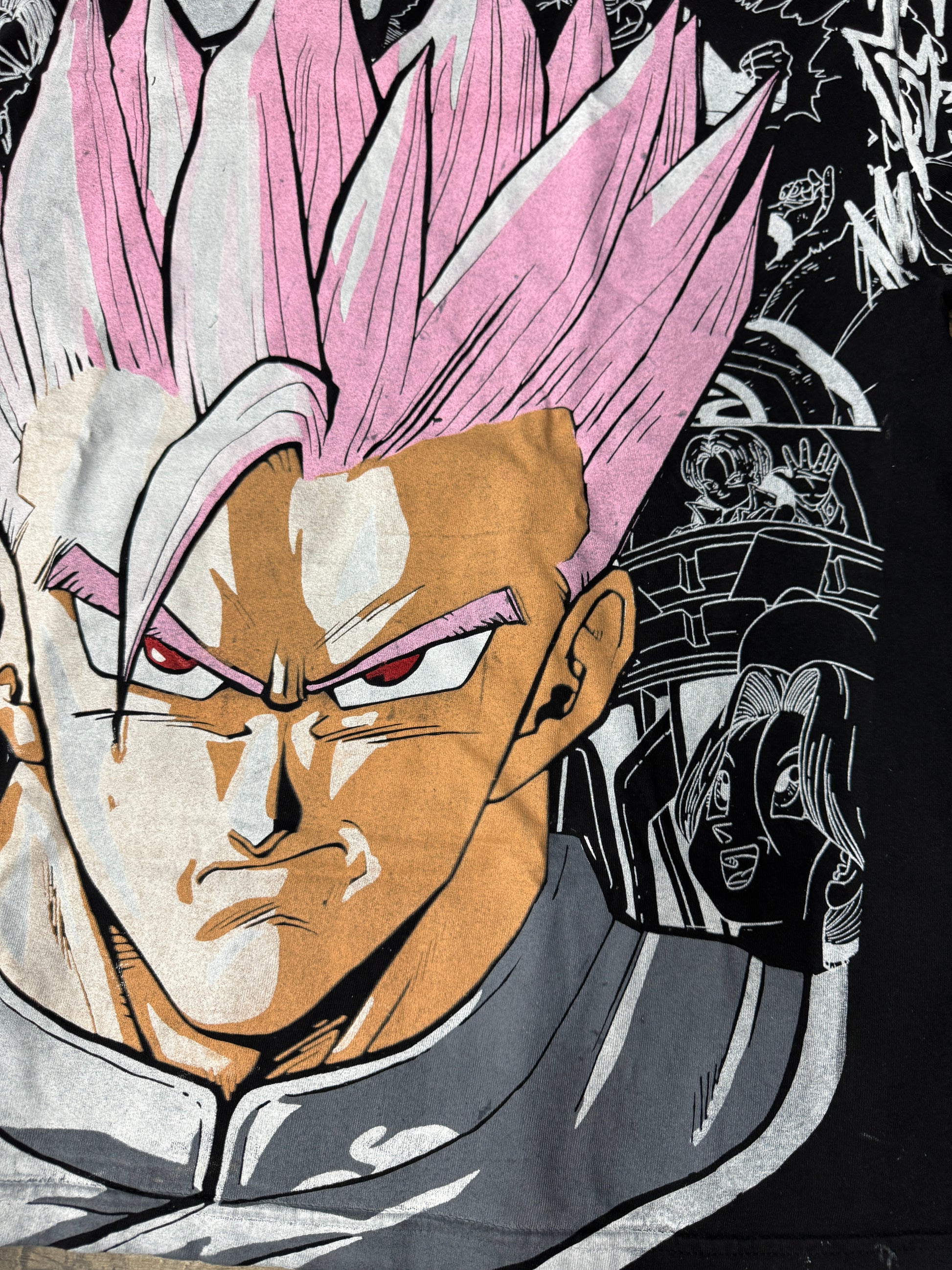 Black - Gohan mega print pink)