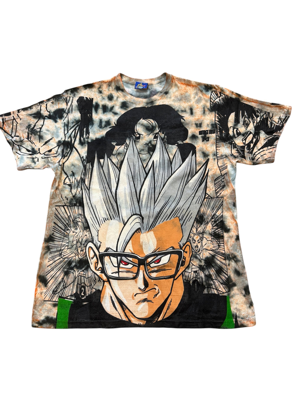 Orange & blue tye dye - Gohan glasses