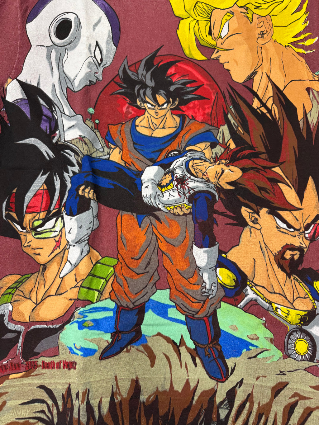 Faded red - Death of Vegeta