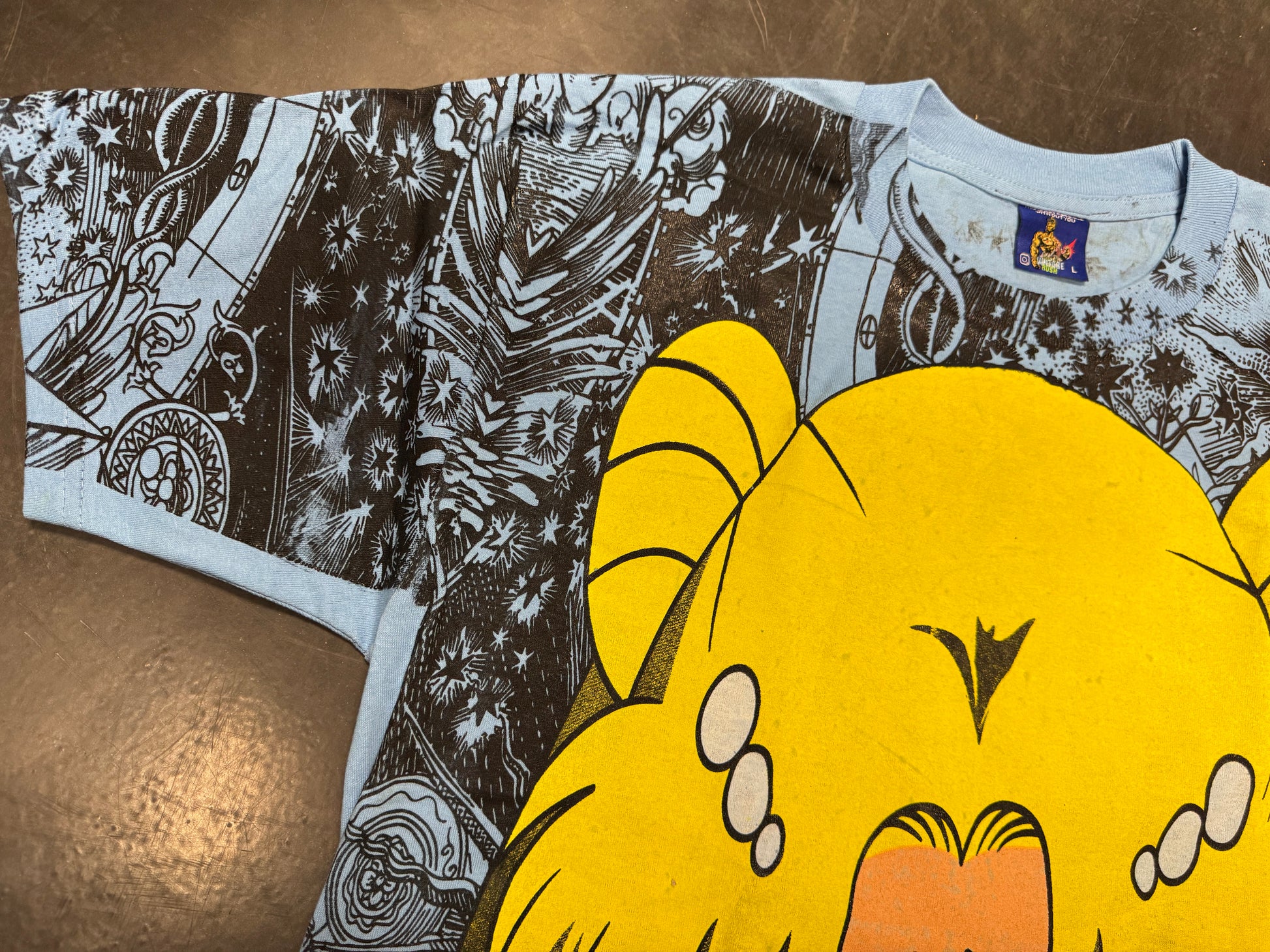 Baby blue- Sailor moon mega print