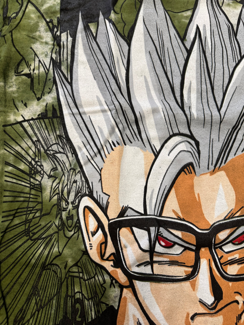 Green & white tye dye - Gohan glasses