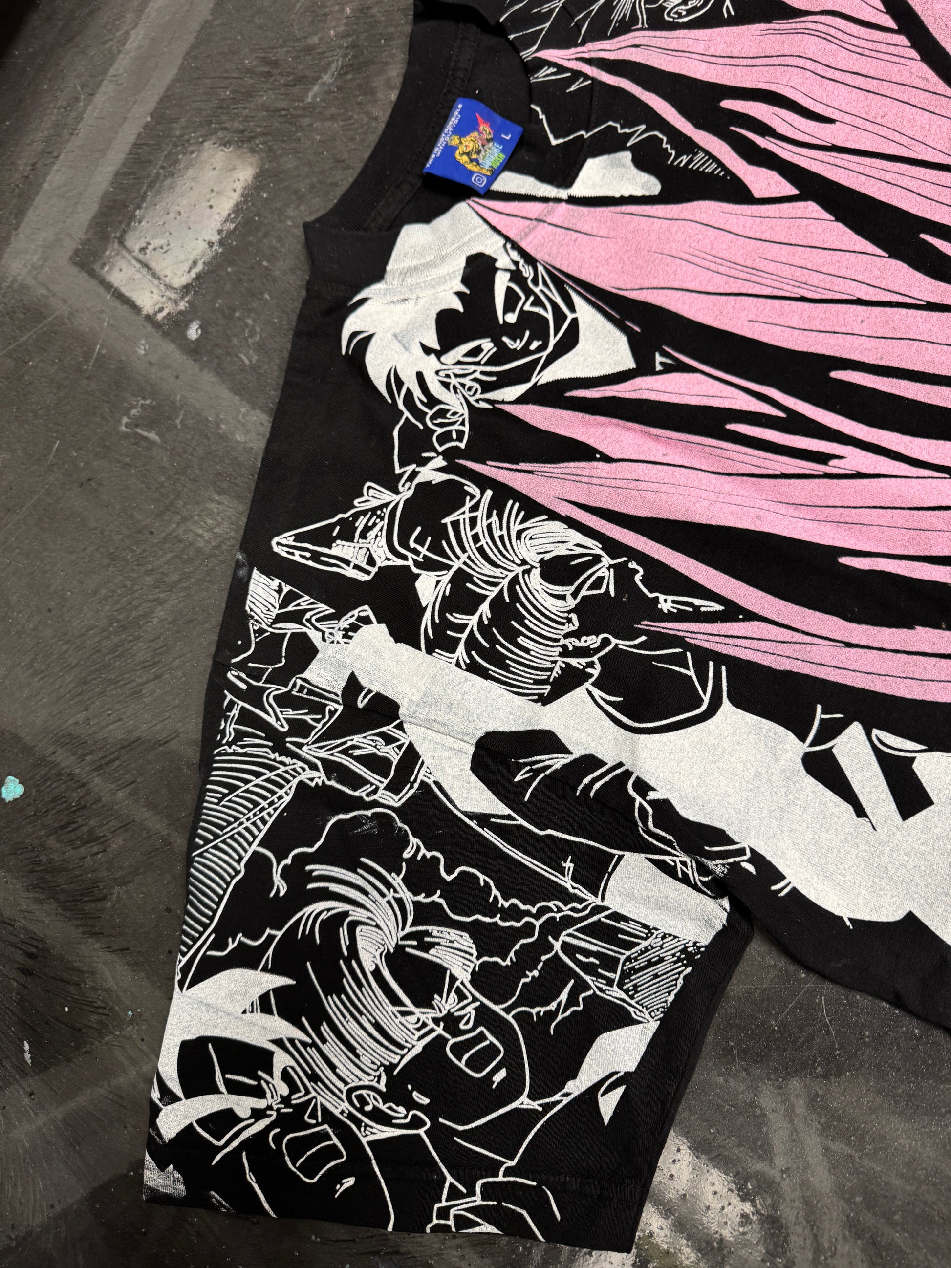 Black - Gohan mega print pink)