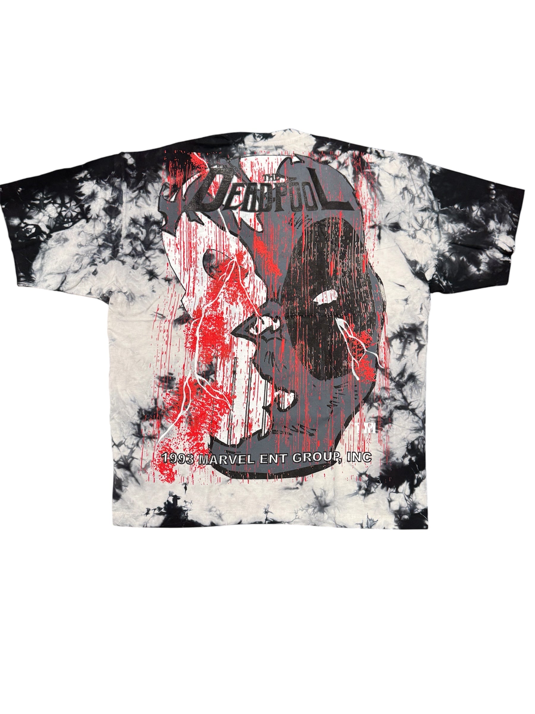 Black & white tye dye - Blood rain Deadpool