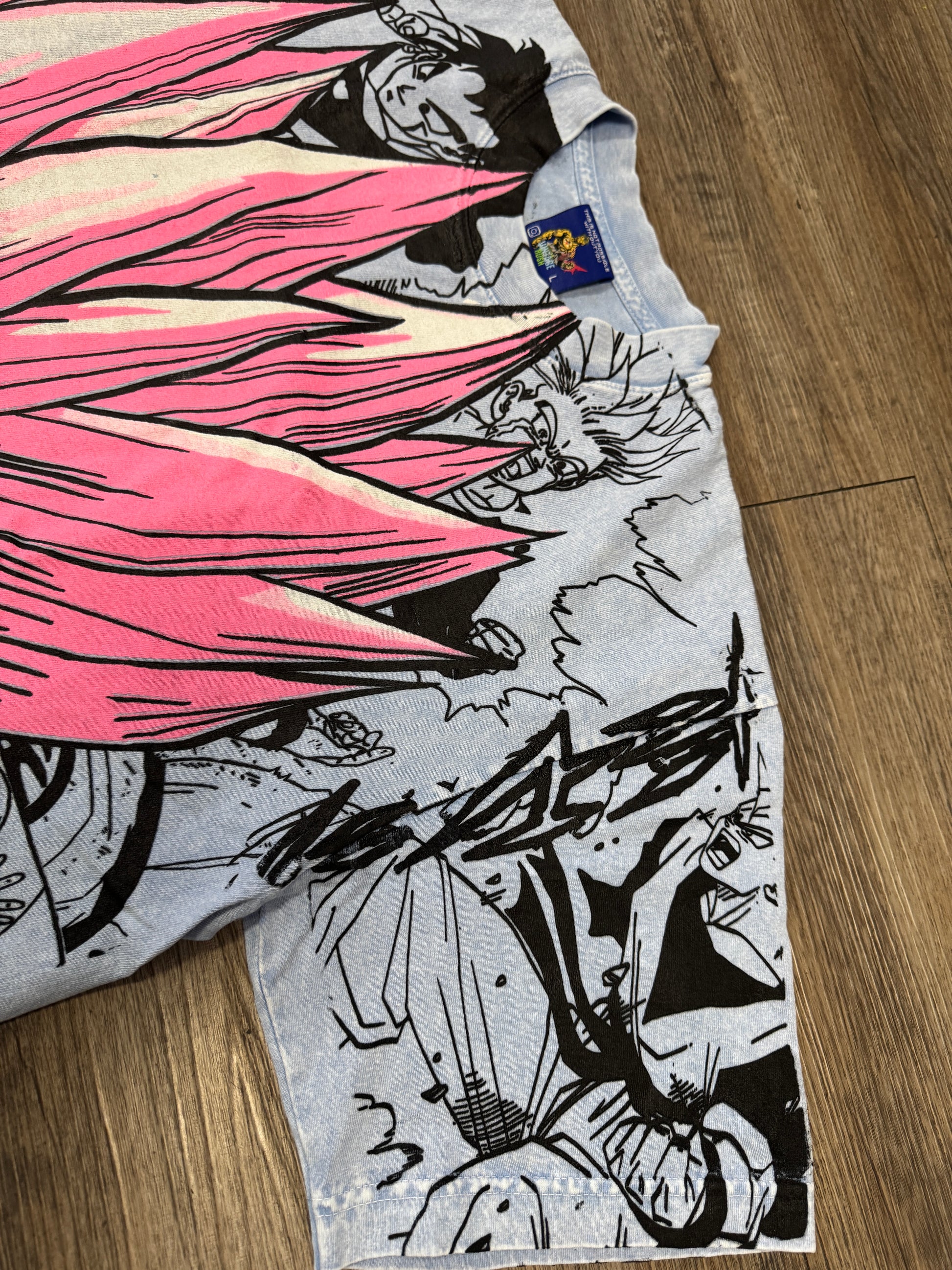Cristal blue - Gohan mega print (pink)