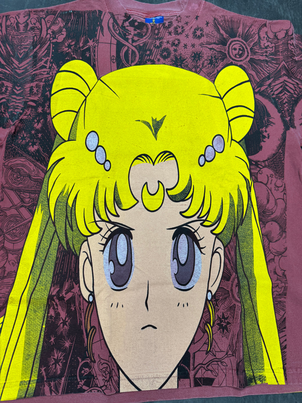 Faded red - Sailor moon mega print