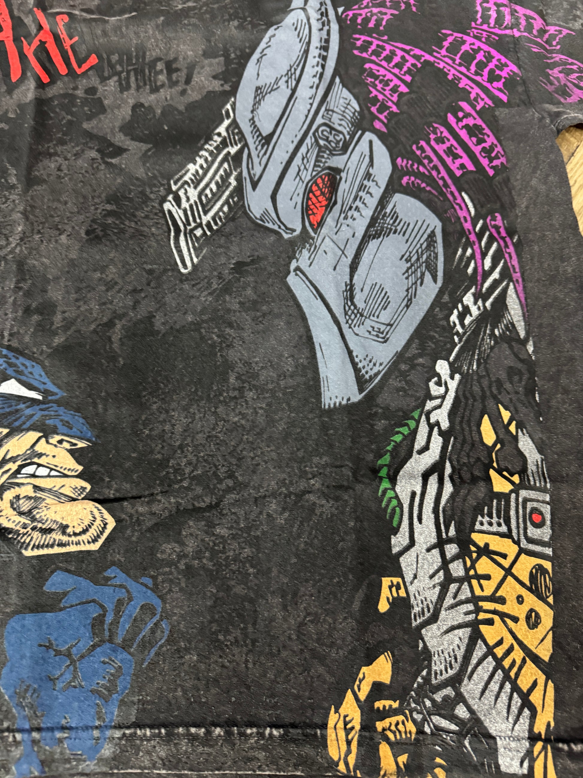 Black acid wash - Batman & predator