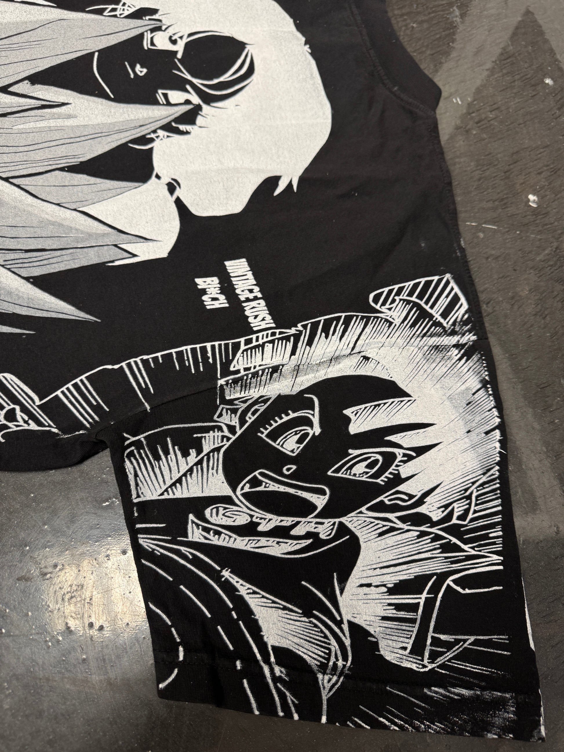 Black - Gohan mega print pink)