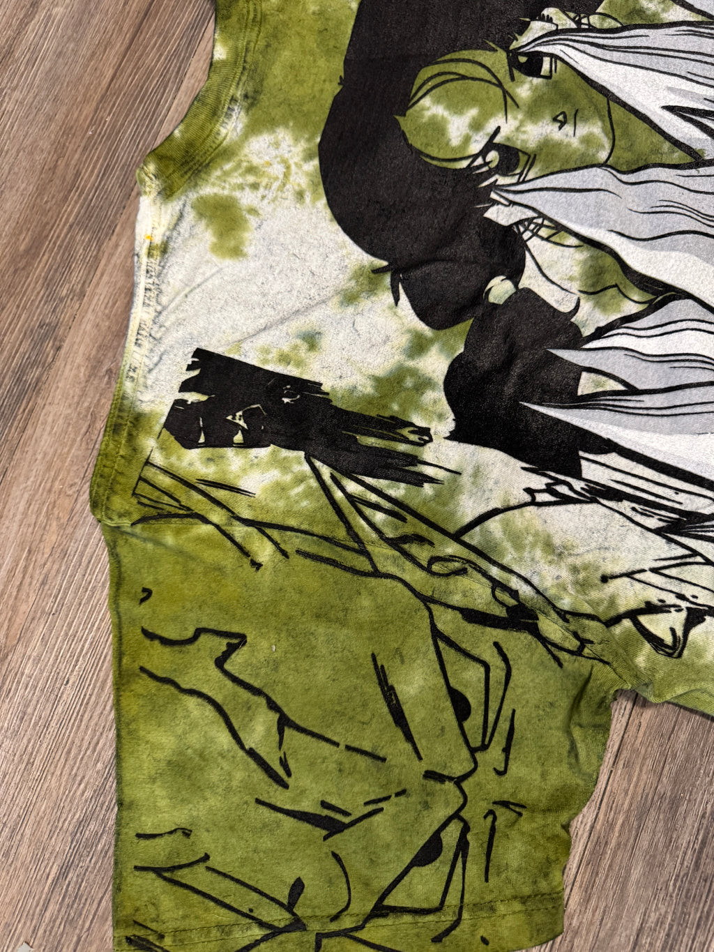 Green tye dye - Gohan megaprint (pink)