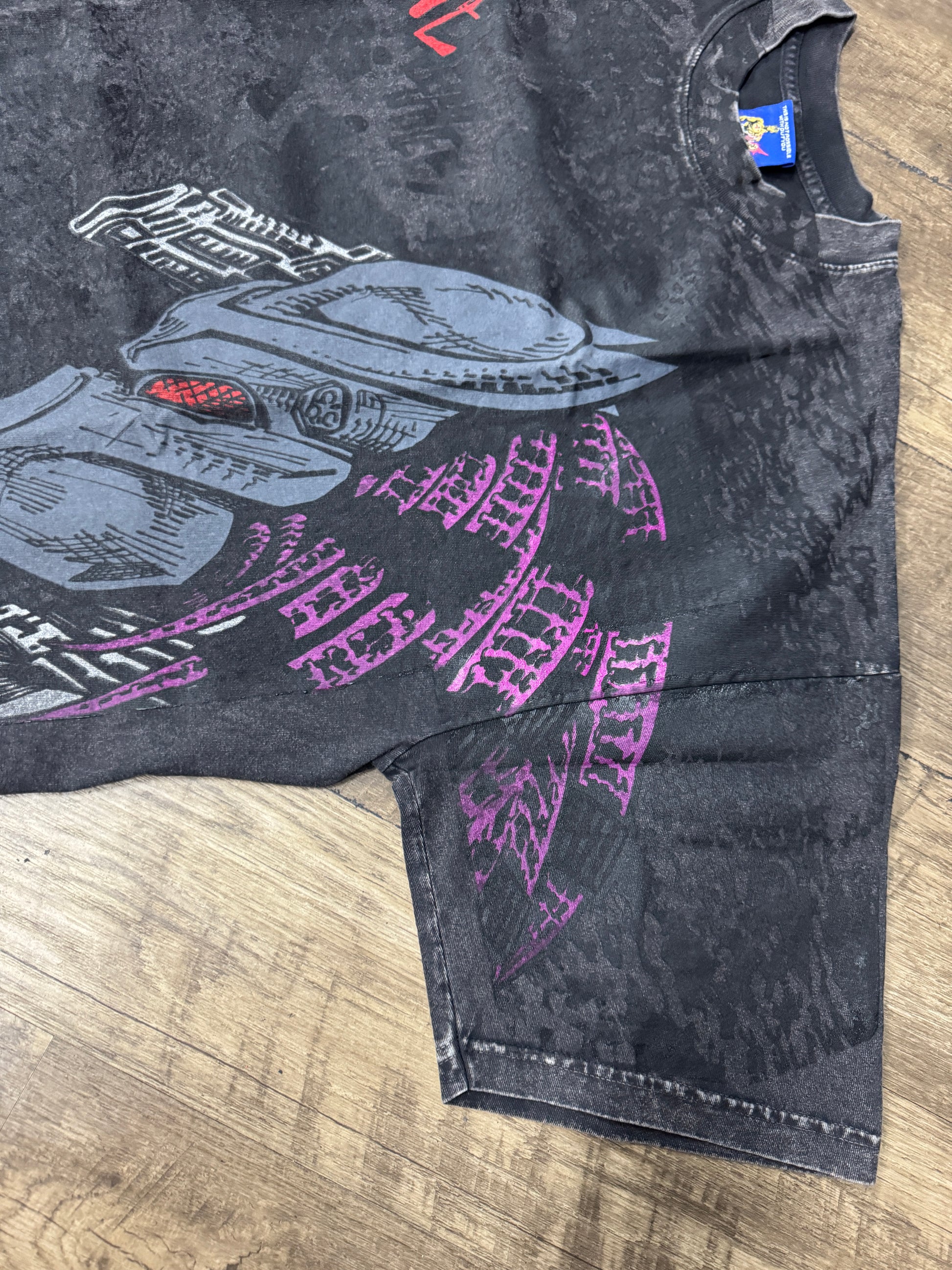 Black acid wash - Batman & predator