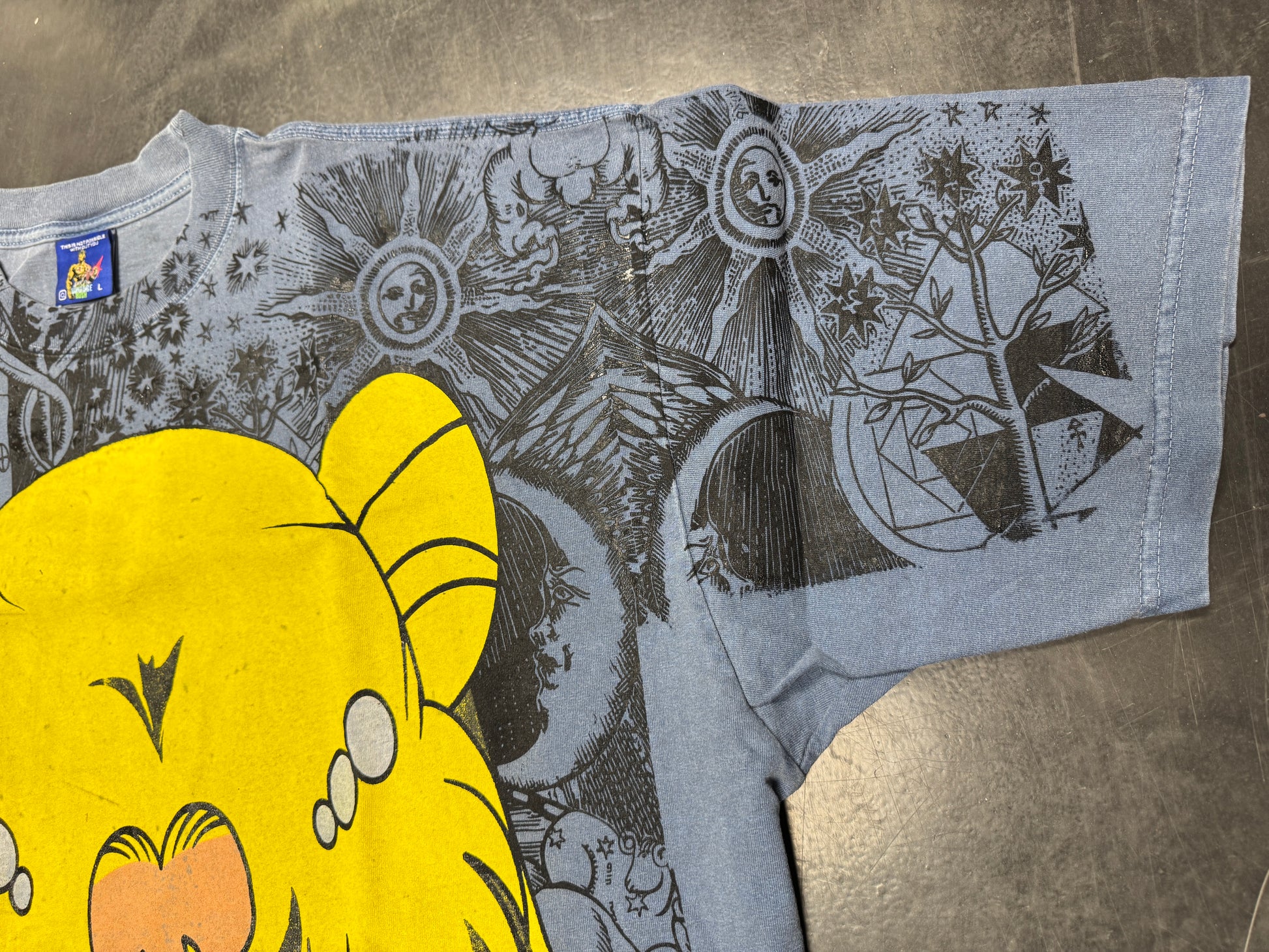 Faded blue - Sailor moon mega print