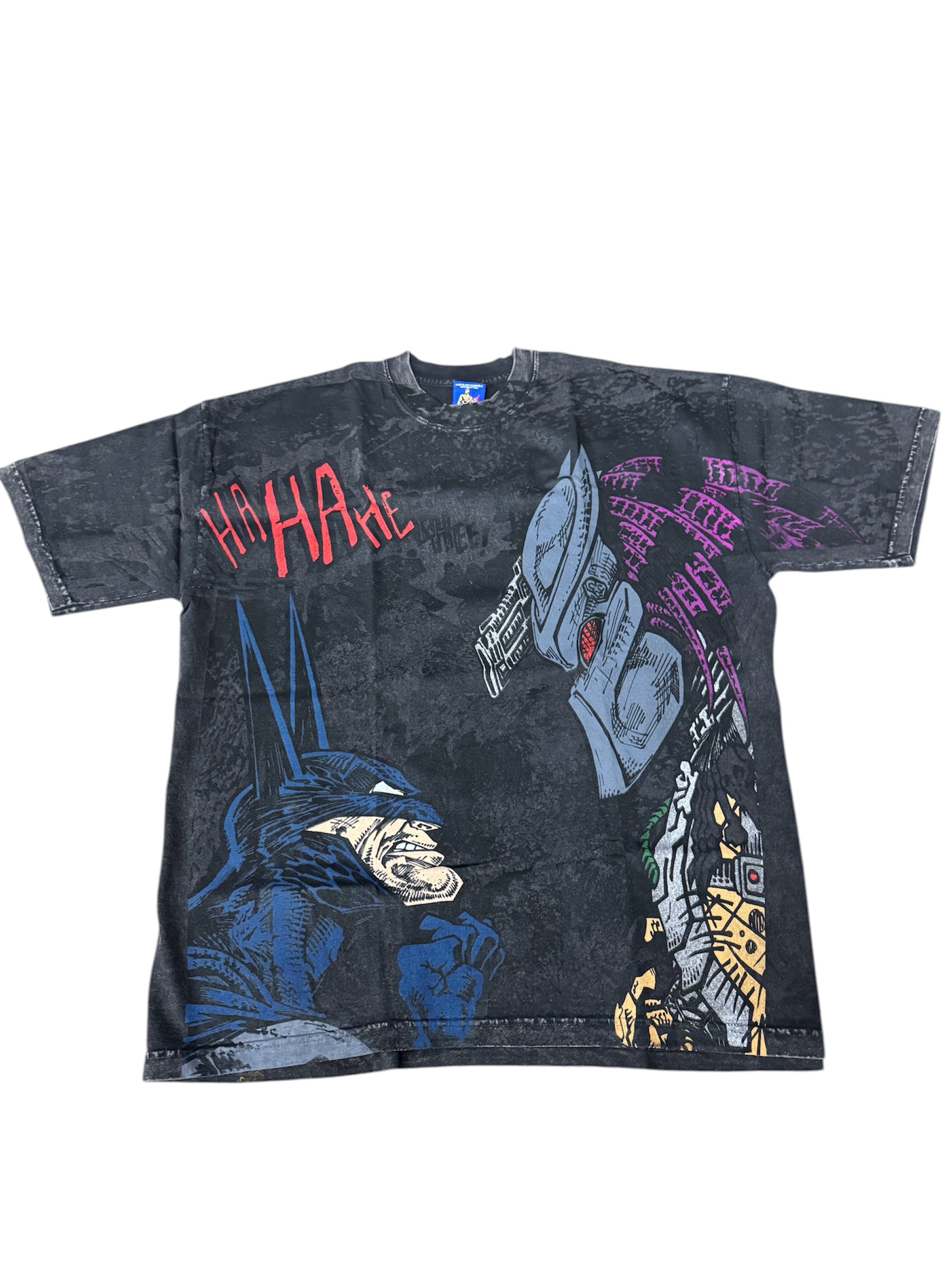 Black acid wash - Batman & predator