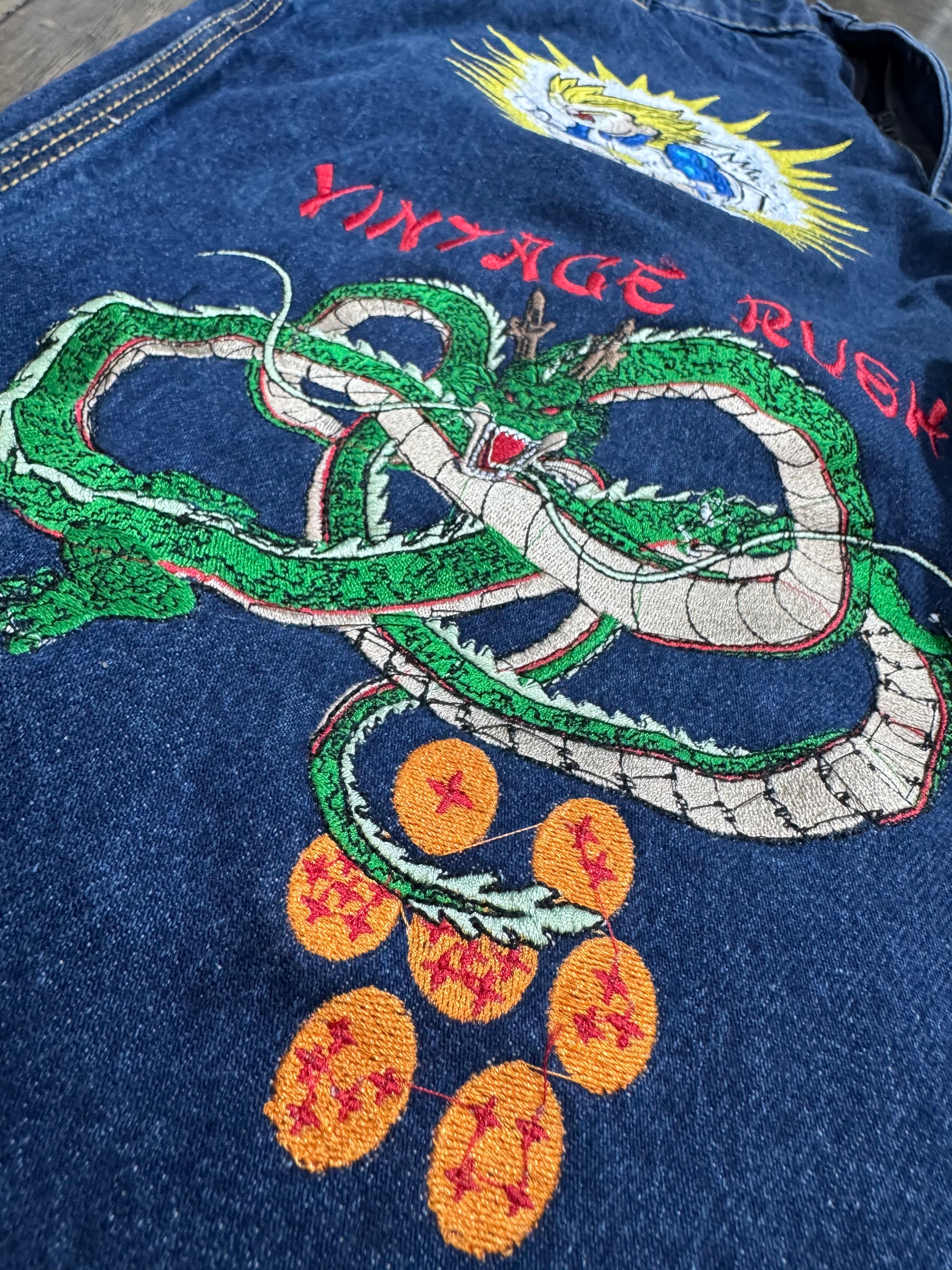 38 - Regular Jean - Vegeta & Shenron Shorts