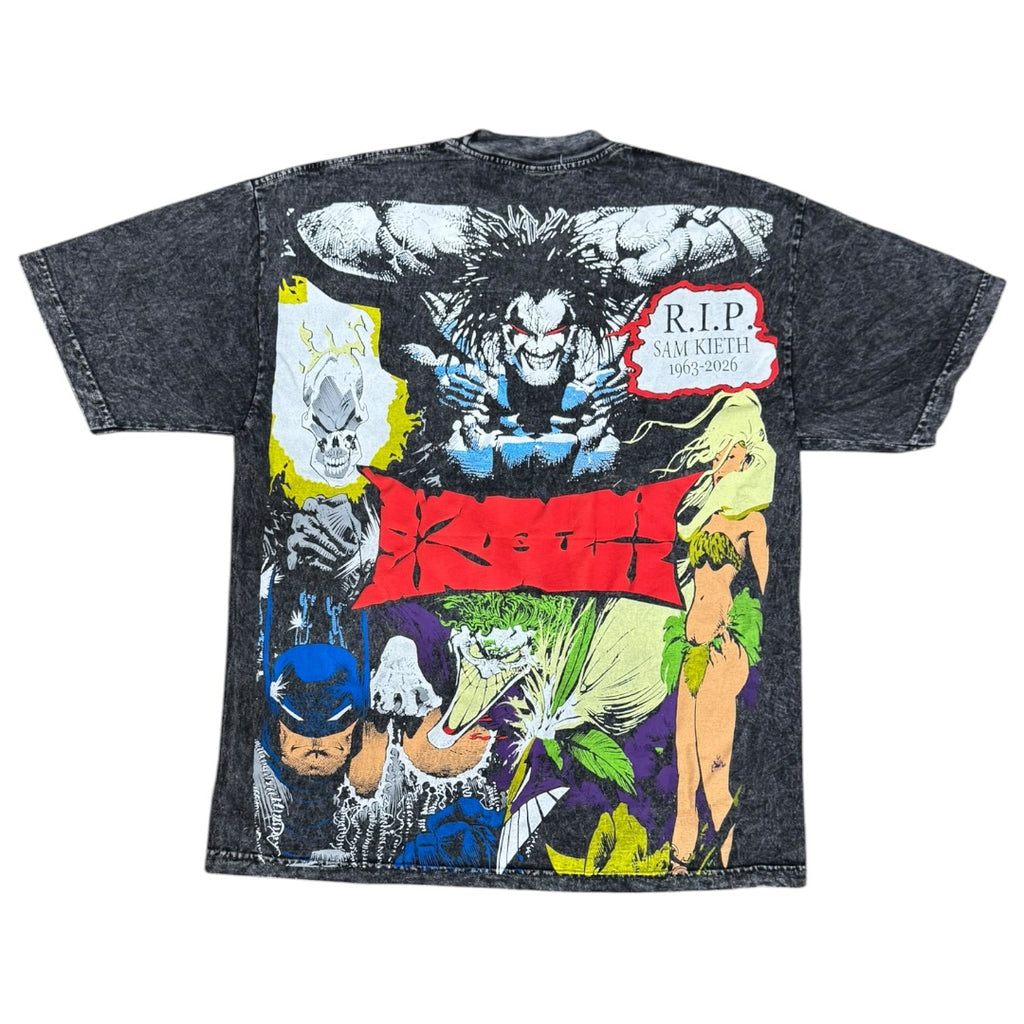 Large Gray Acid Wash - Rip Sam Kieth Shirt