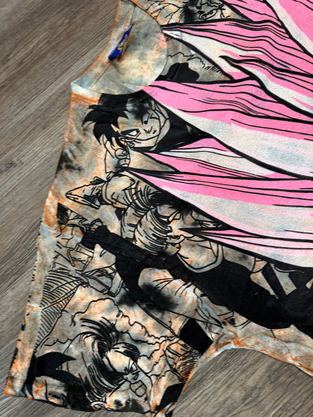 Orange tye dye - Gohan megaprint (pink)