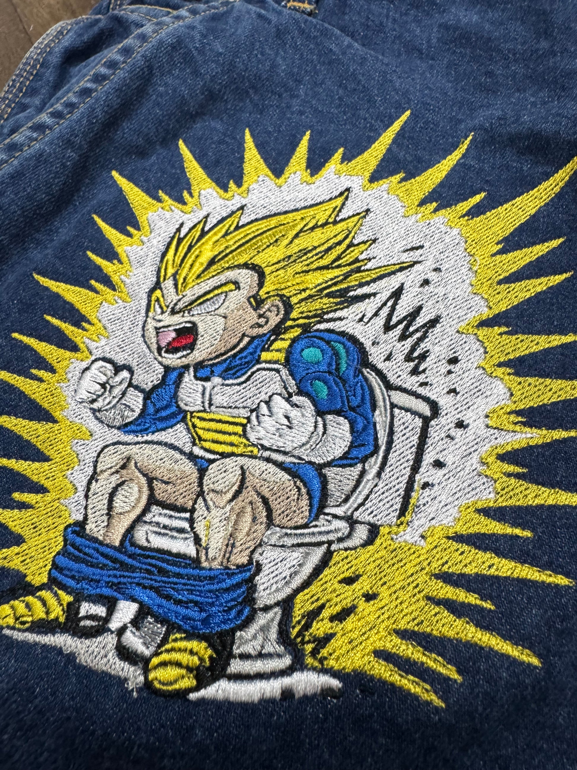 38 - Regular Jean - Vegeta & Shenron Shorts