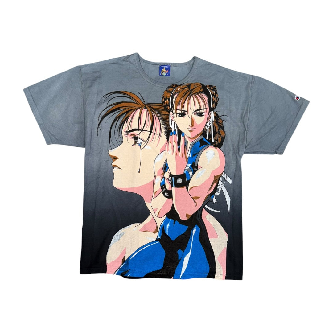 XL Navy Blue Gradient - Chu li - Street Fighter Shirt