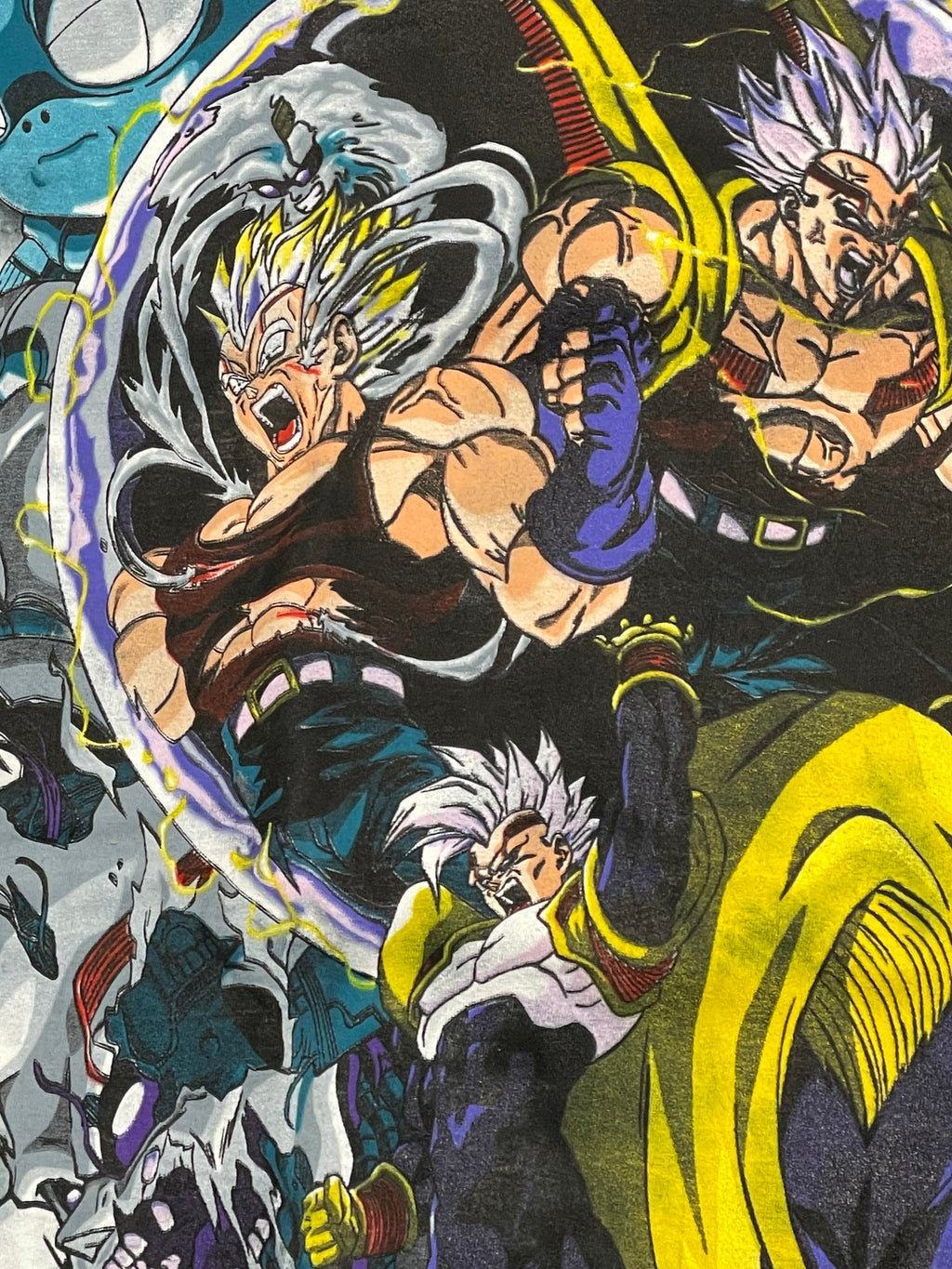 Blue & white tye dye - Baby Vegeta GT