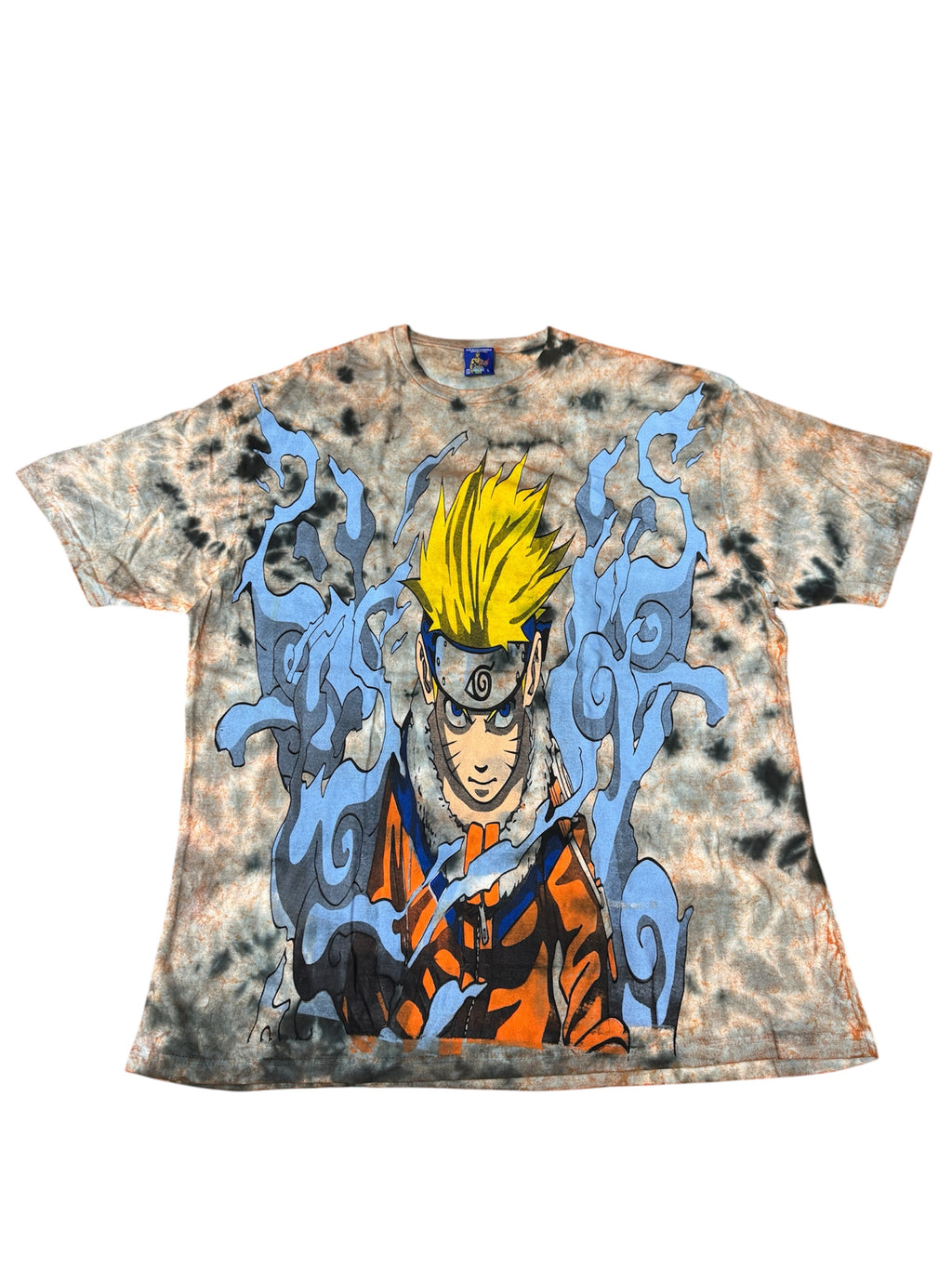Orange & blue tye dye- Naruto (variant)