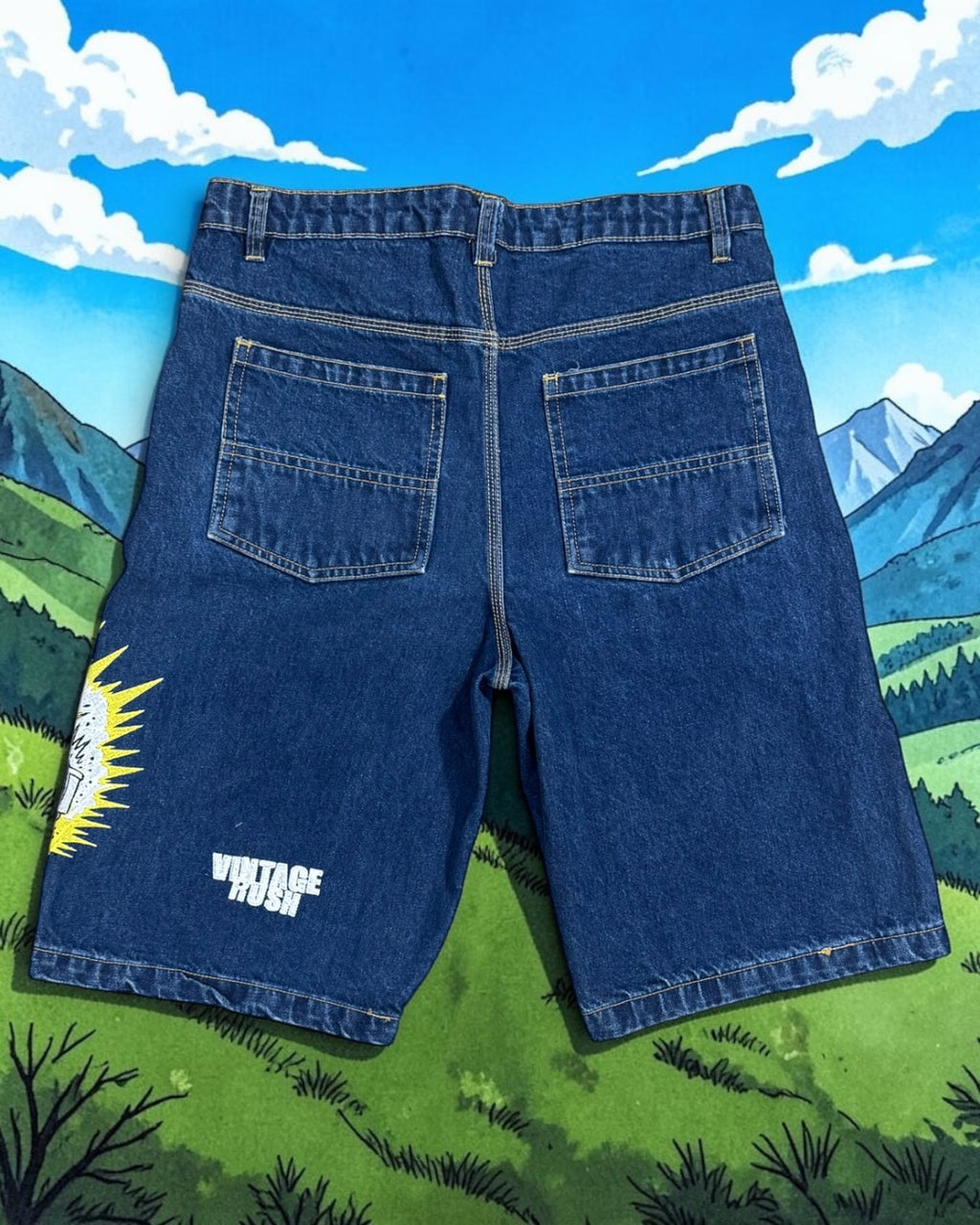 38 - Regular Jean - Vegeta & Shenron Shorts