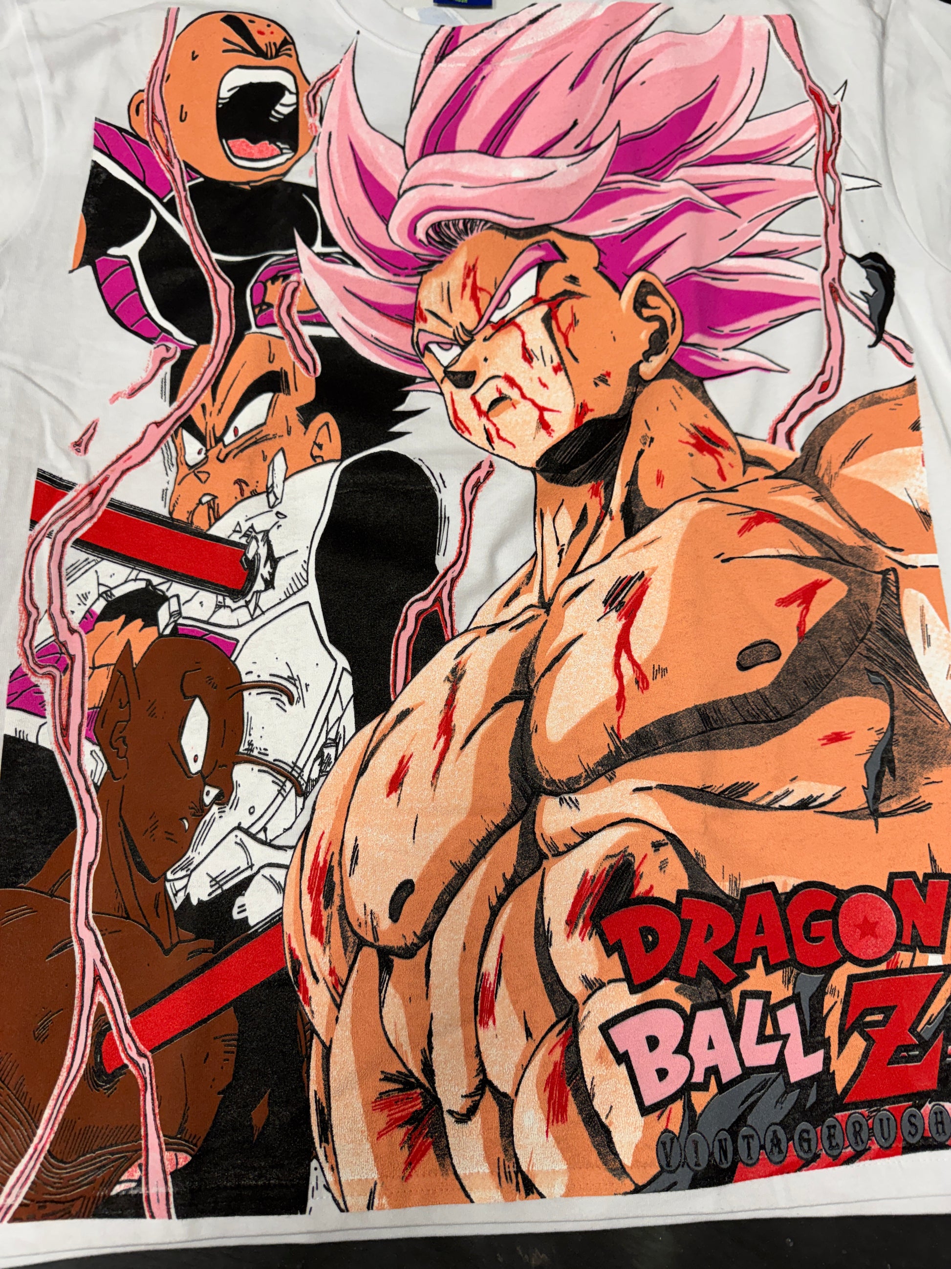 White - Goku namike 2 (pink)