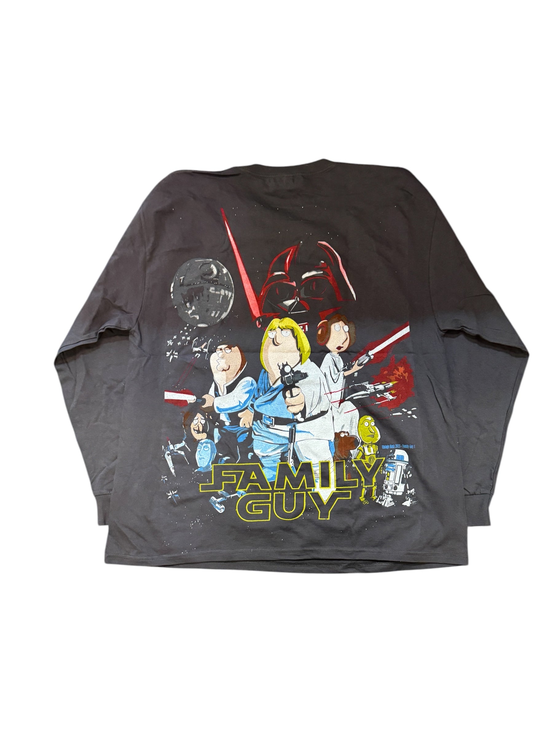 Faded long sleeve - blue harvest