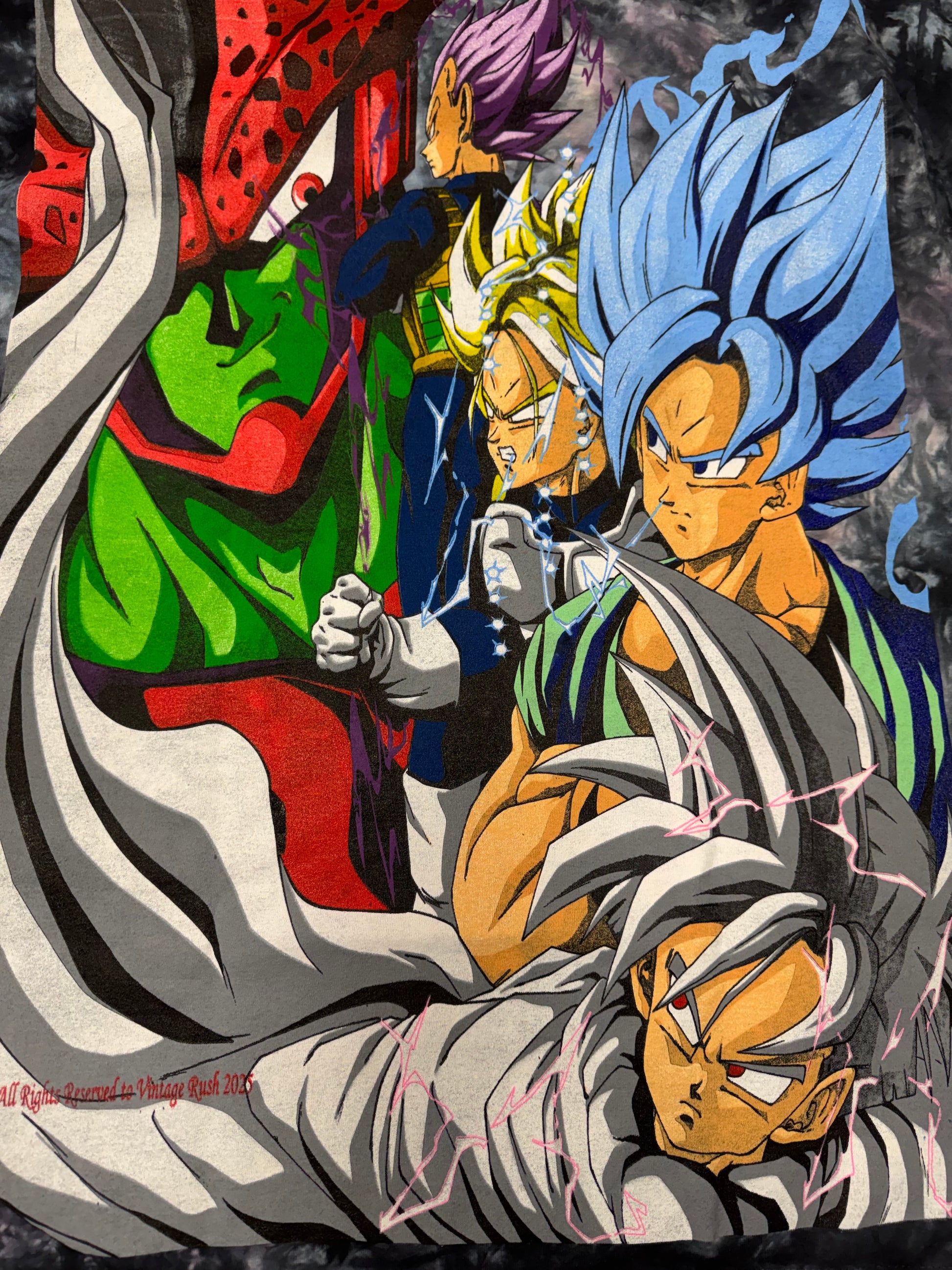 Blue & white tye dye - Gohan breaking point 2.0