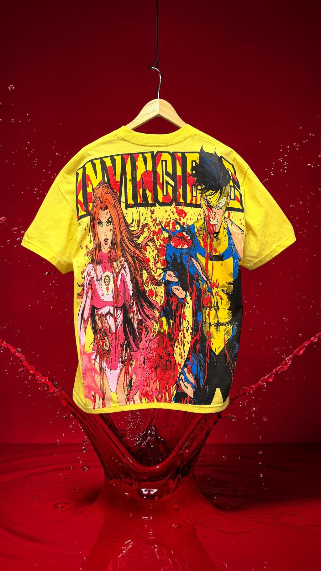 Yellow - Omni man and battle beast Front & Eve & Mark back