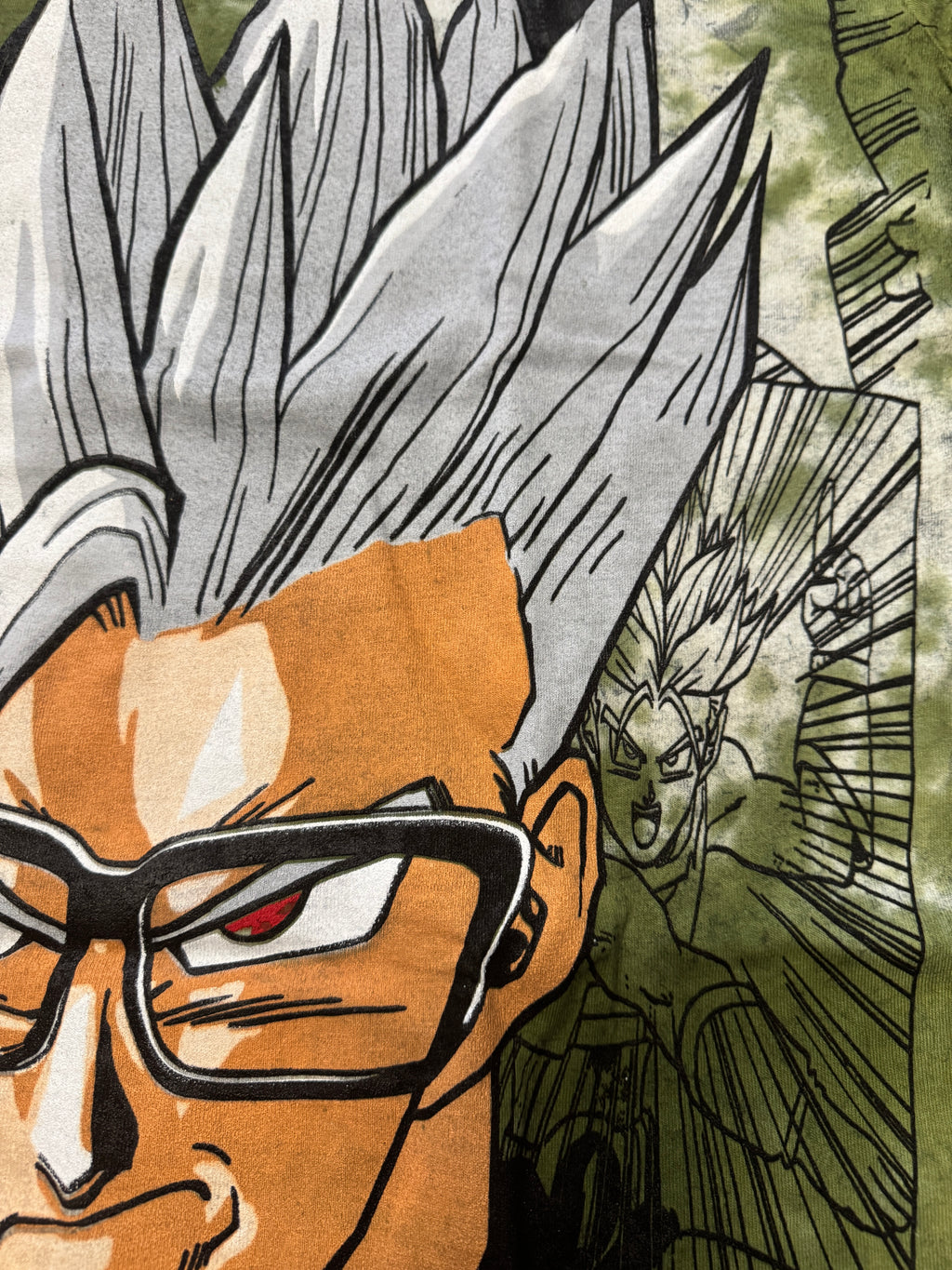 Green & white tye dye - Gohan glasses