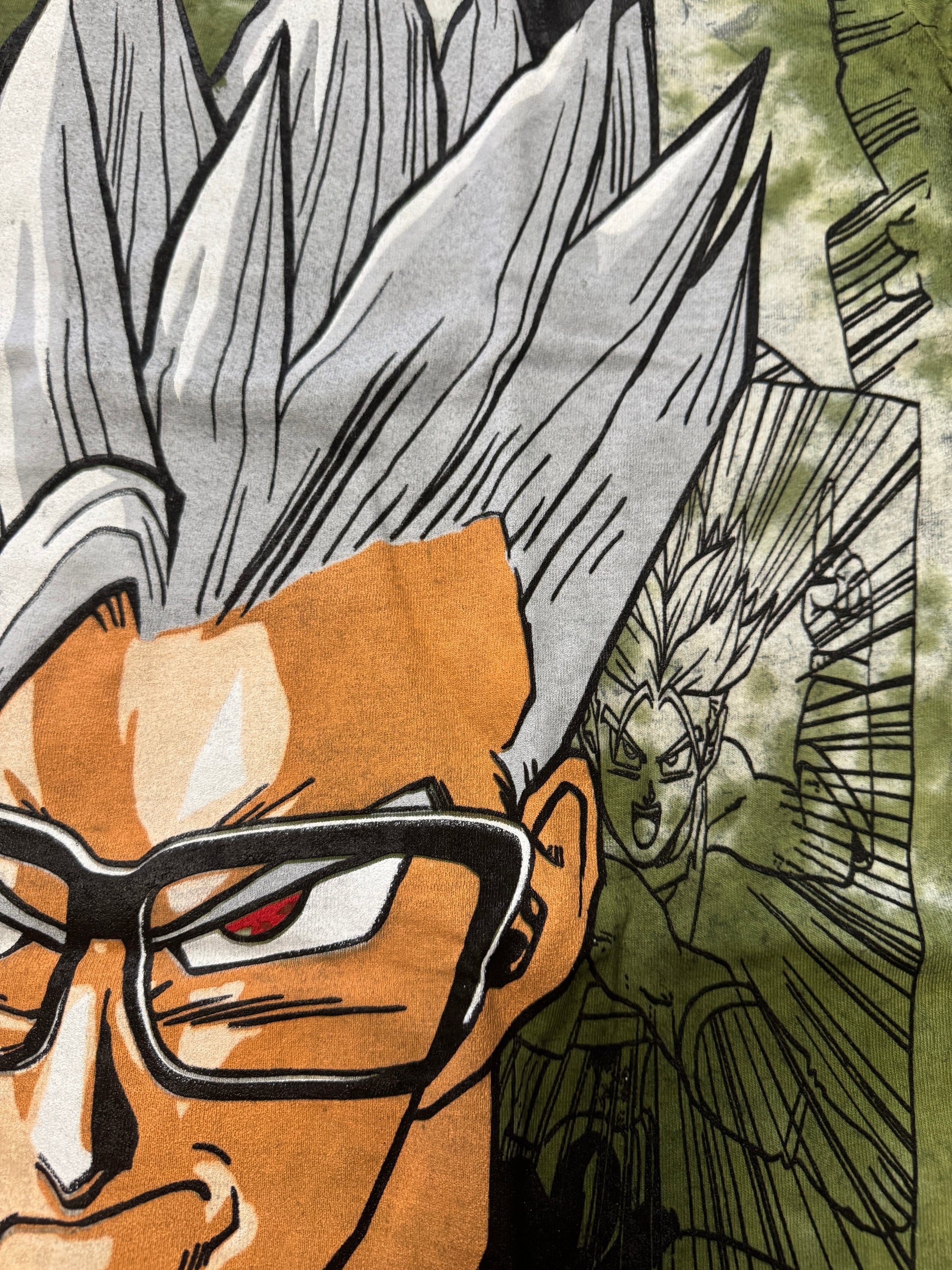 Green & white tye dye - Gohan glasses
