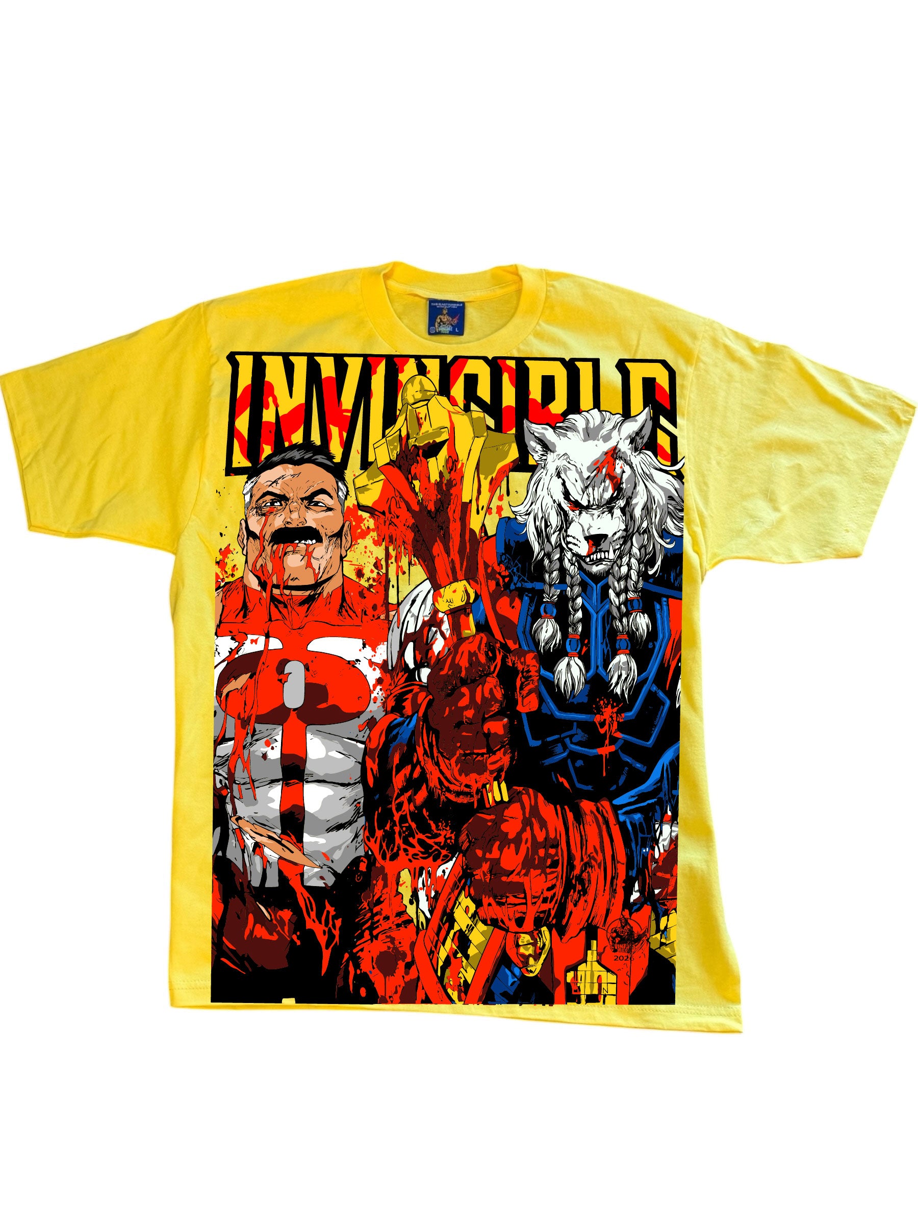 Yellow - Omni man and battle beast Front & Eve & Mark back