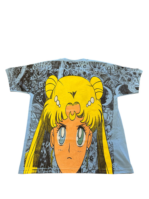 Baby blue- Sailor moon mega print