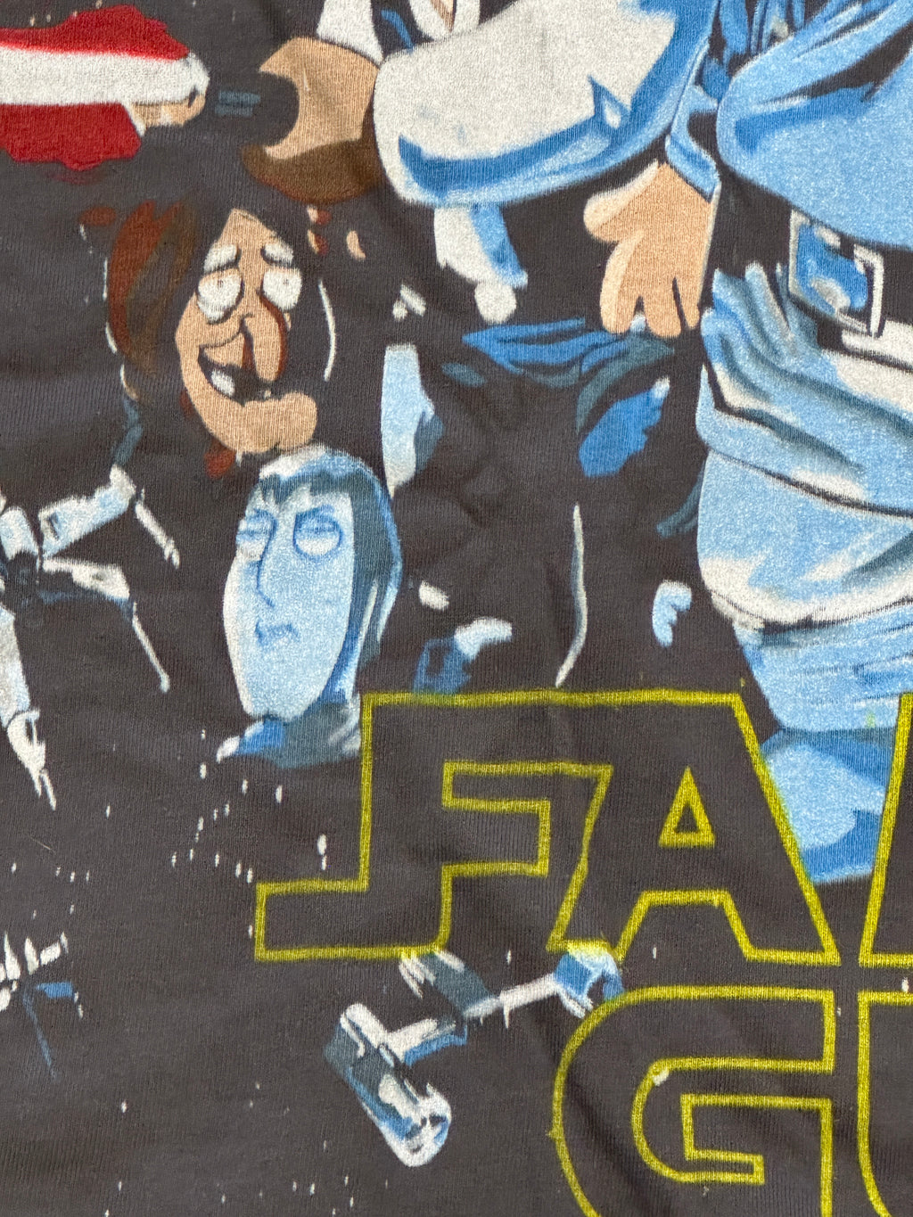 Faded long sleeve - blue harvest