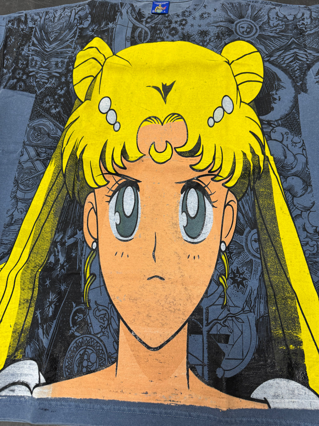 Faded blue - Sailor moon mega print