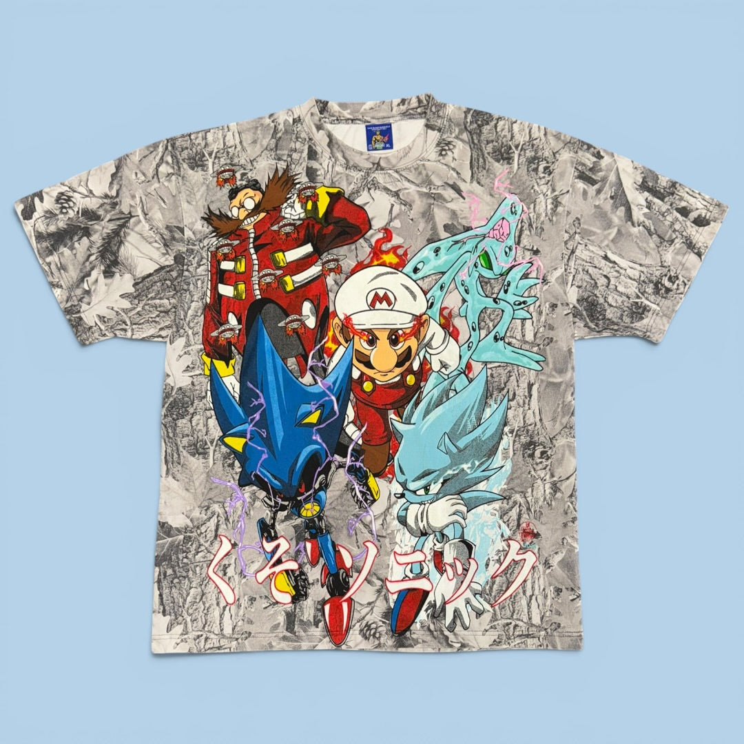 XL Forest Camo - Mario & Sonic Shirt