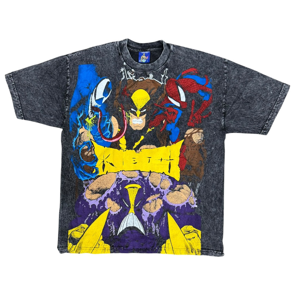 Large Gray Acid Wash - Rip Sam Kieth Shirt