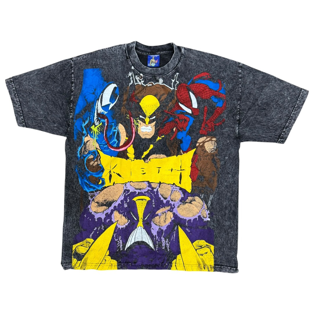 Large Gray Acid Wash - Rip Sam Kieth Shirt