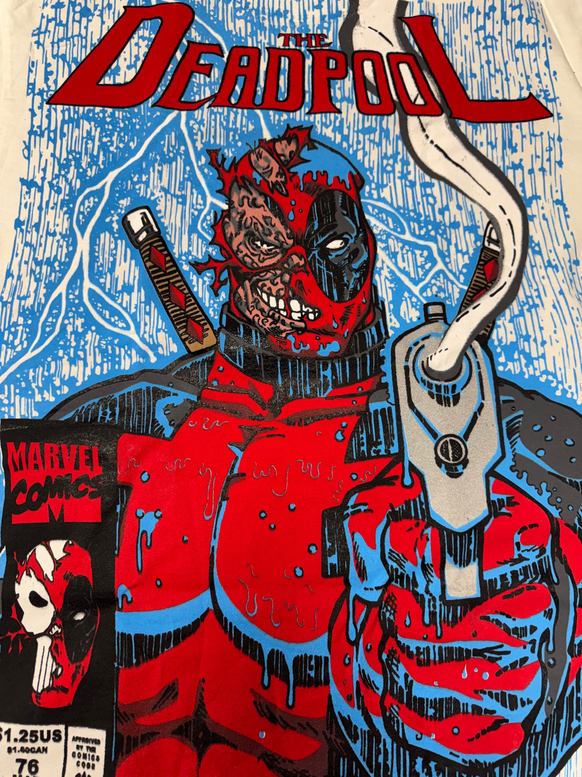 White - Deadpool original (blue)