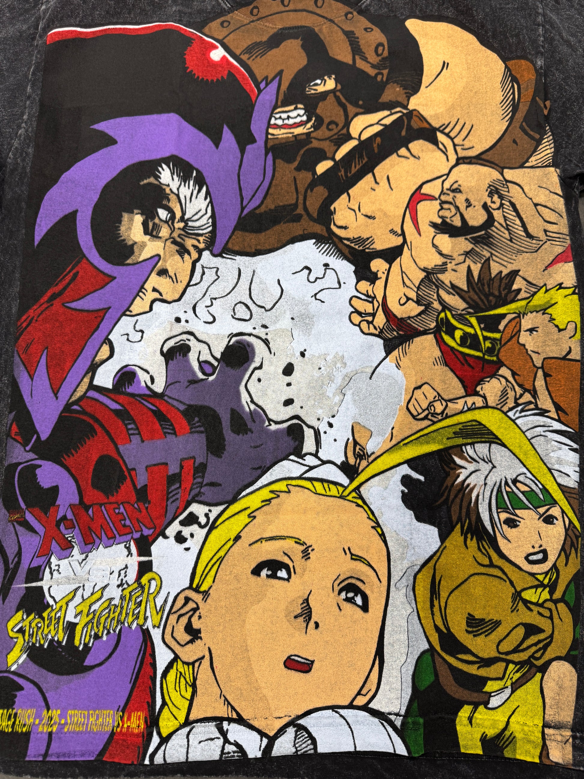 Black acid wash - magneto vs x-men