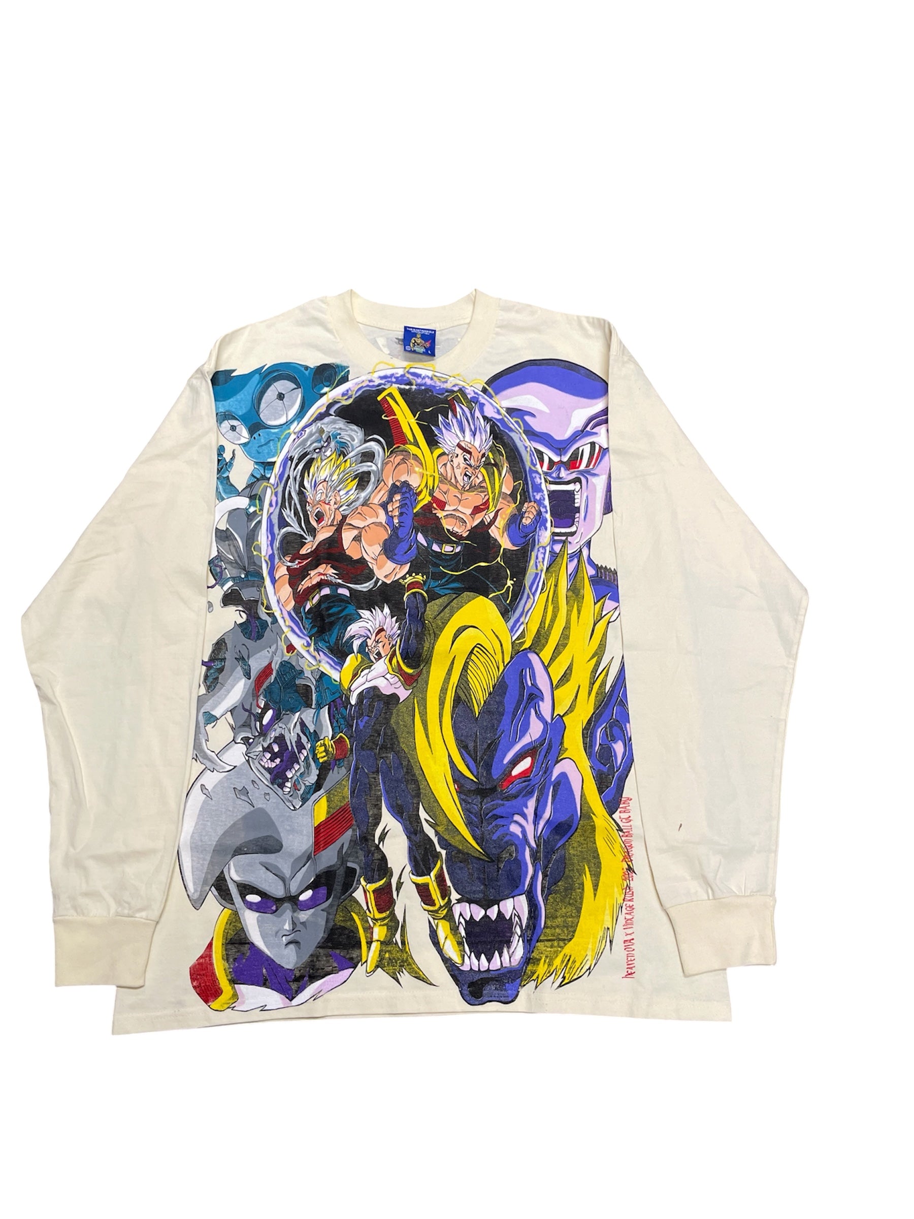 Cream long sleeve- Baby Vegeta GT