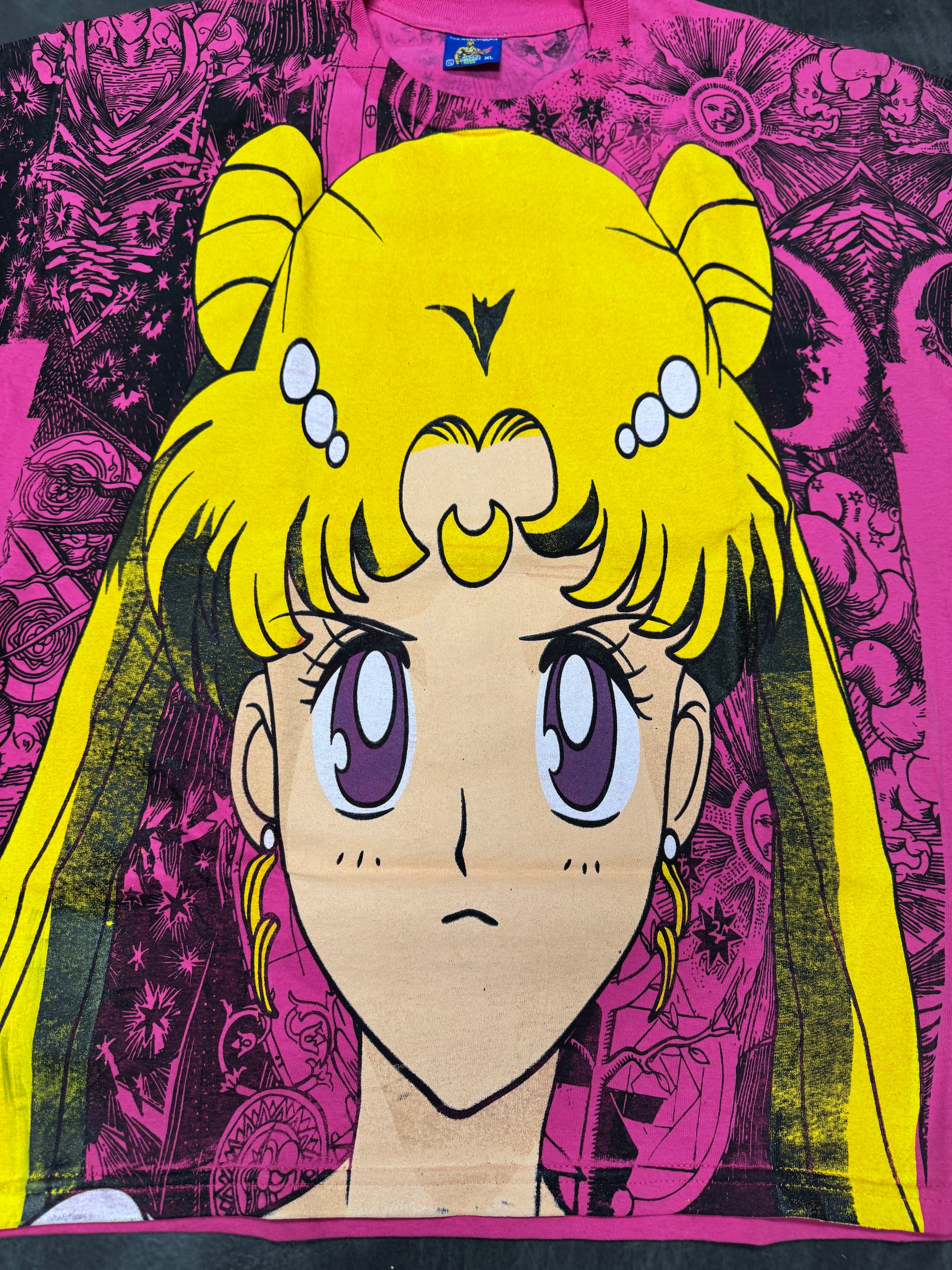 Hot pink - Sailor moon mega print