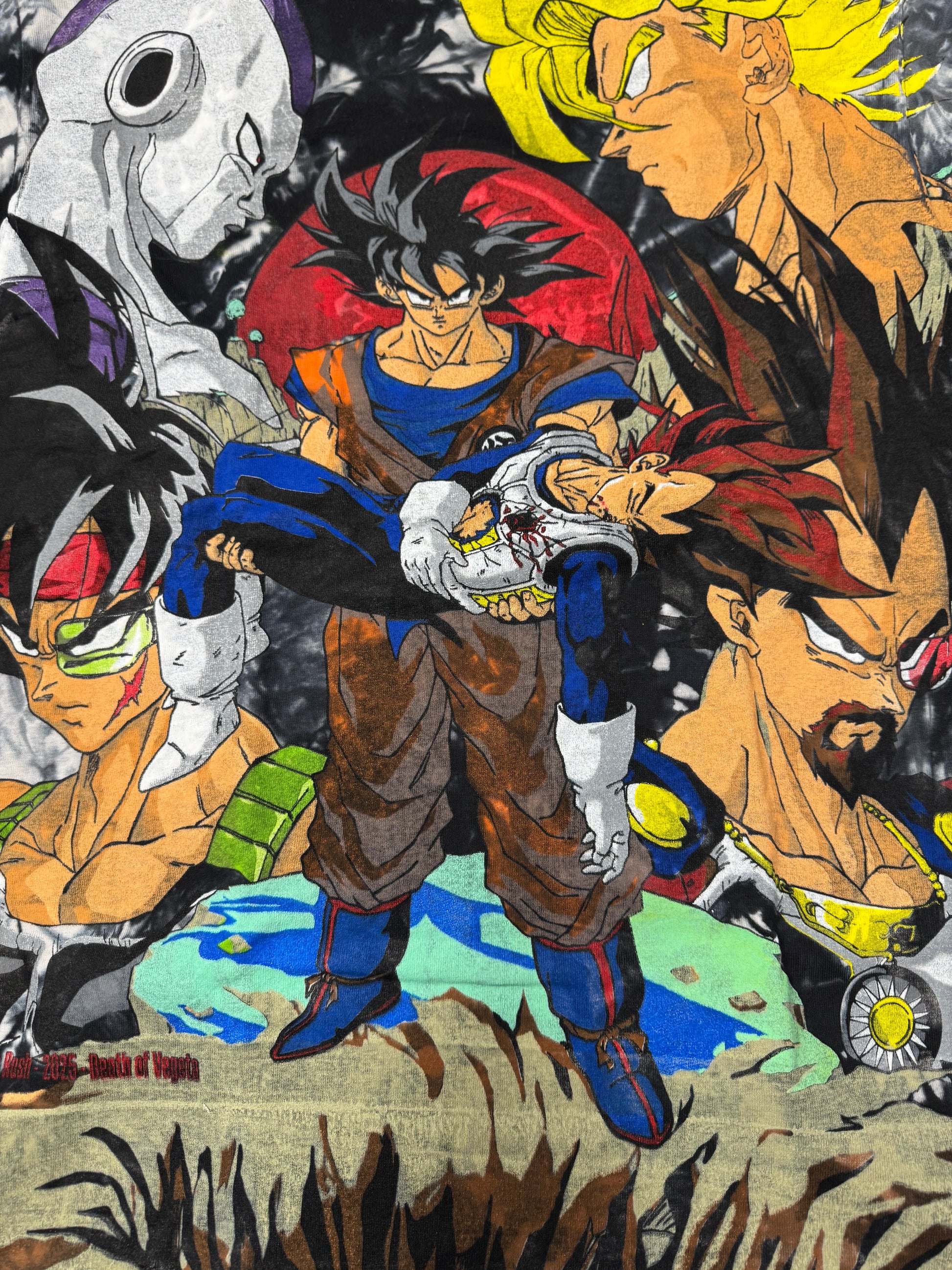 Black tye & dye - Death of Vegeta