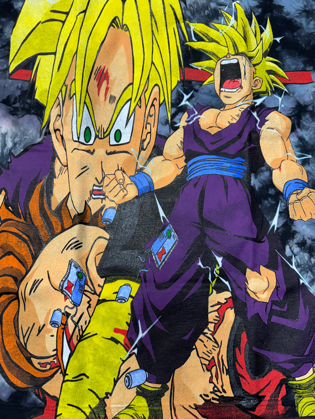 Blue & white tye dye - Gohan breaking point 2.0