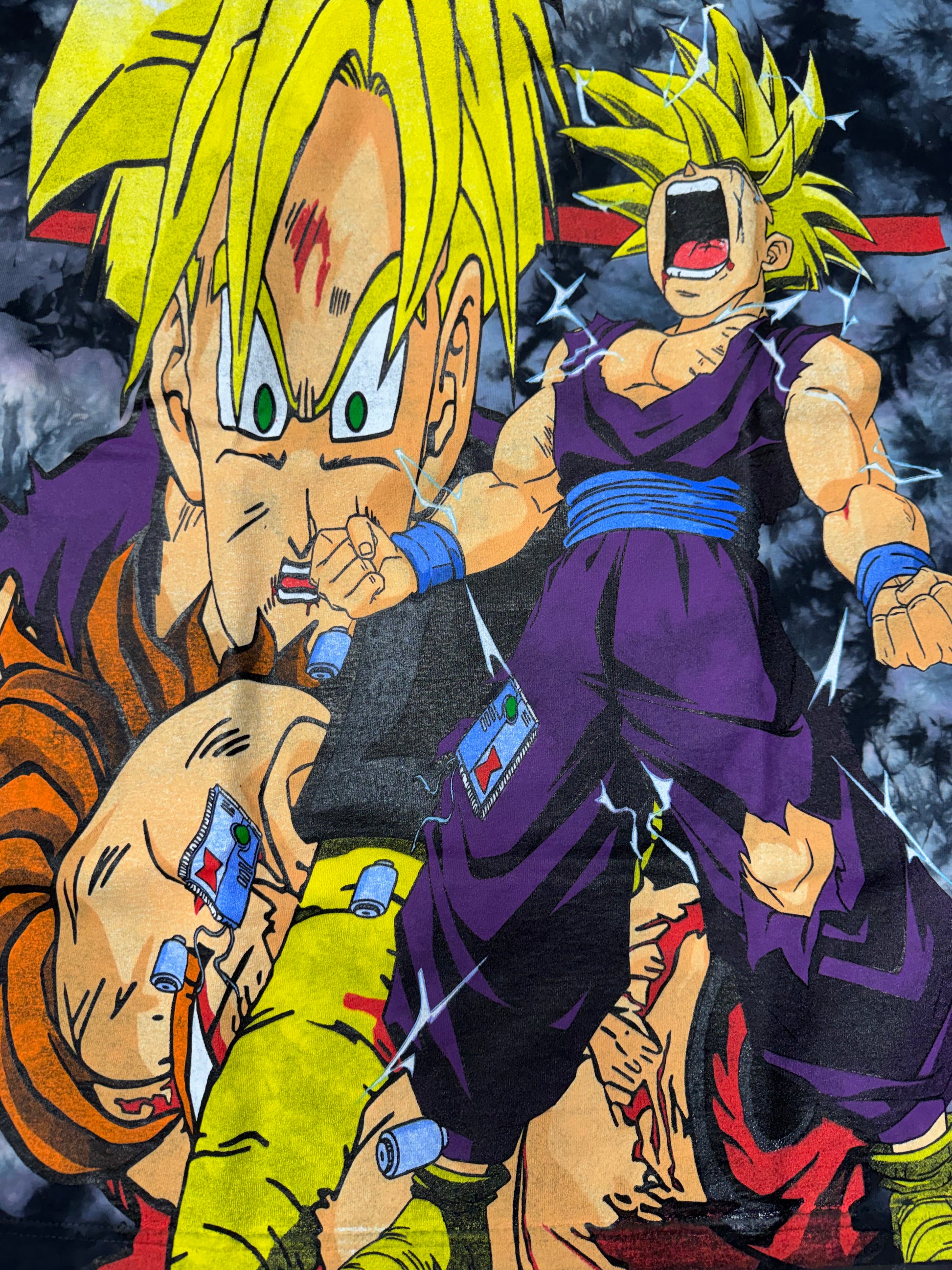 Blue & white tye dye - Gohan breaking point 2.0