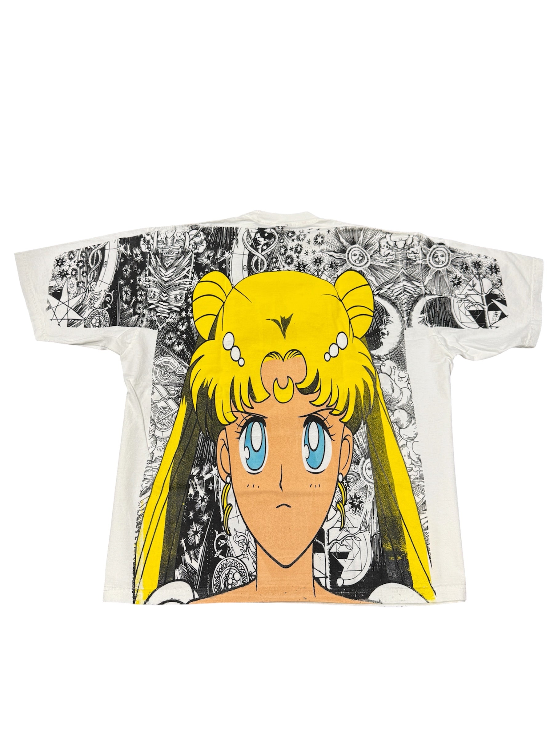 White - Sailor moon mega print