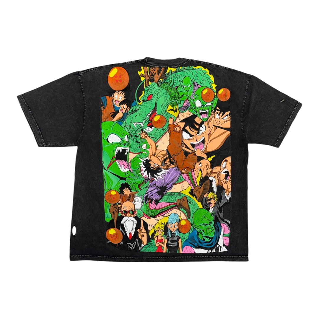 2XL Black Acid Wash - Dragon Ball  Tournament Shirt