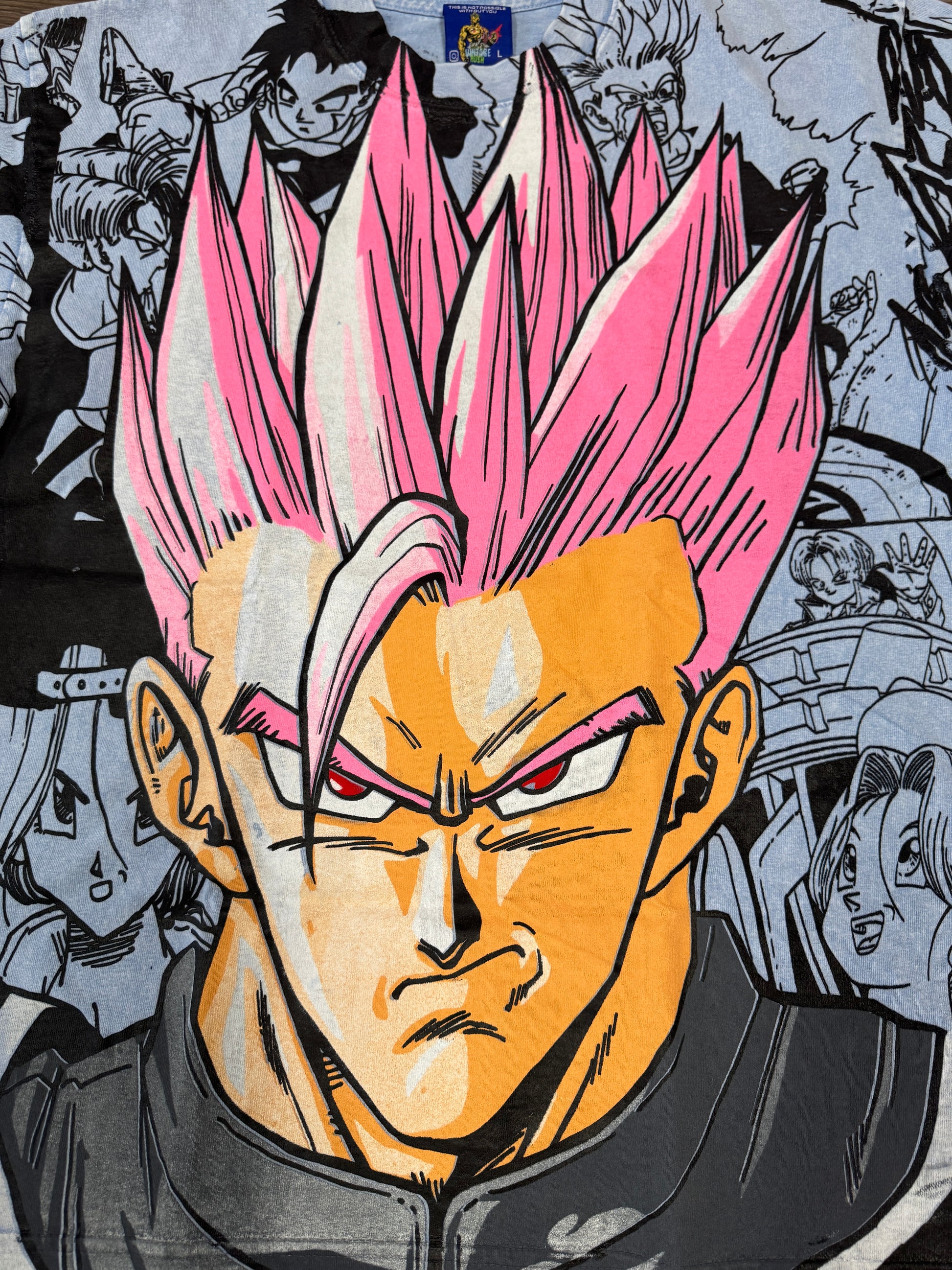 Cristal blue - Gohan mega print (pink)