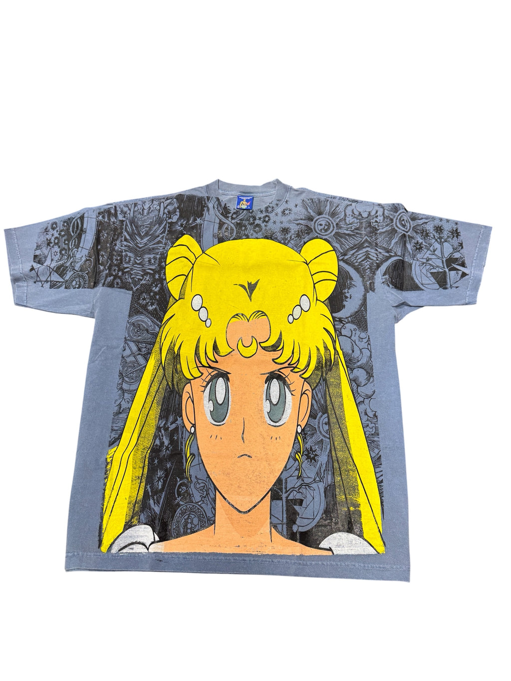 Faded blue - Sailor moon mega print