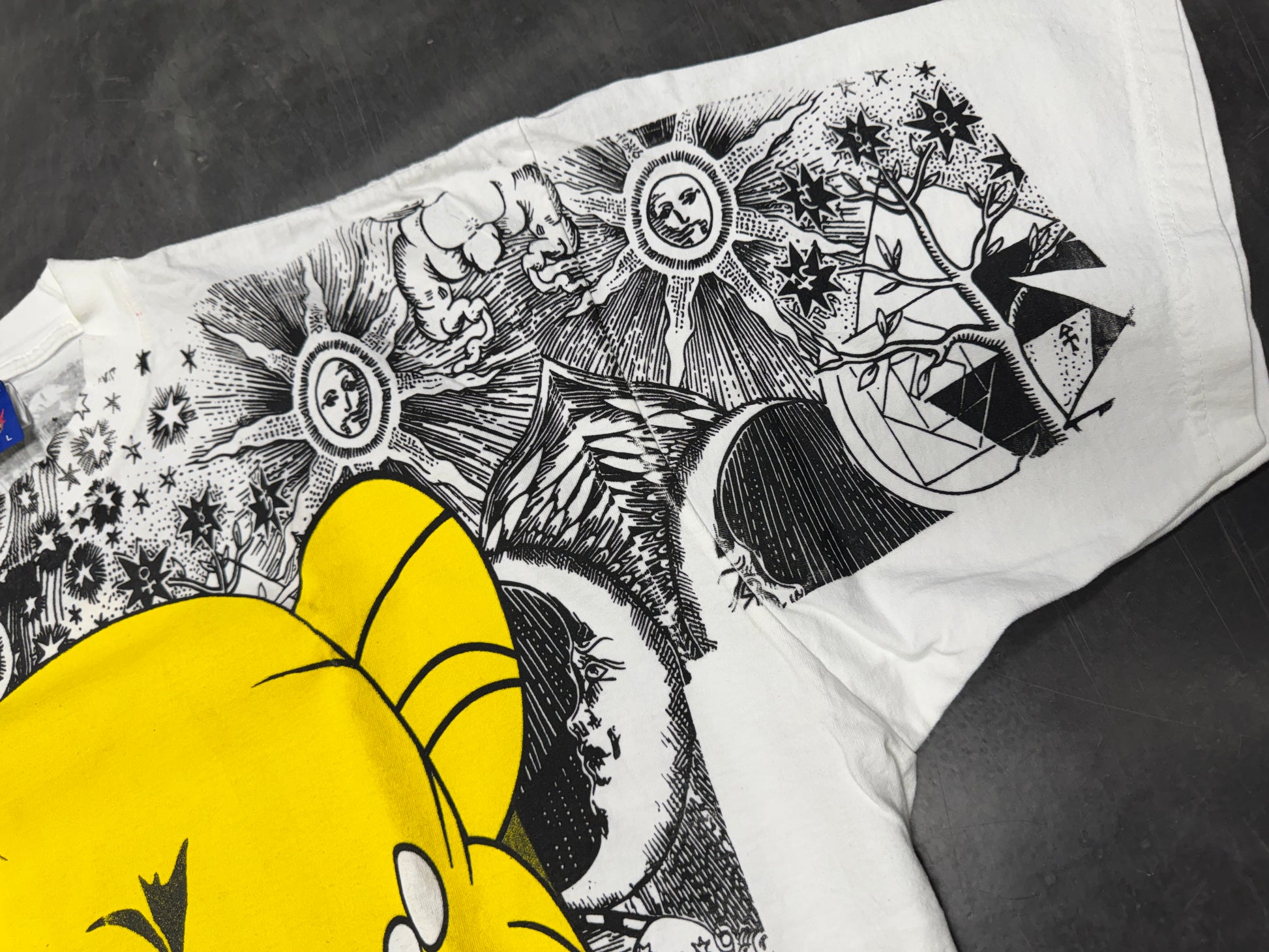 White - Sailor moon mega print