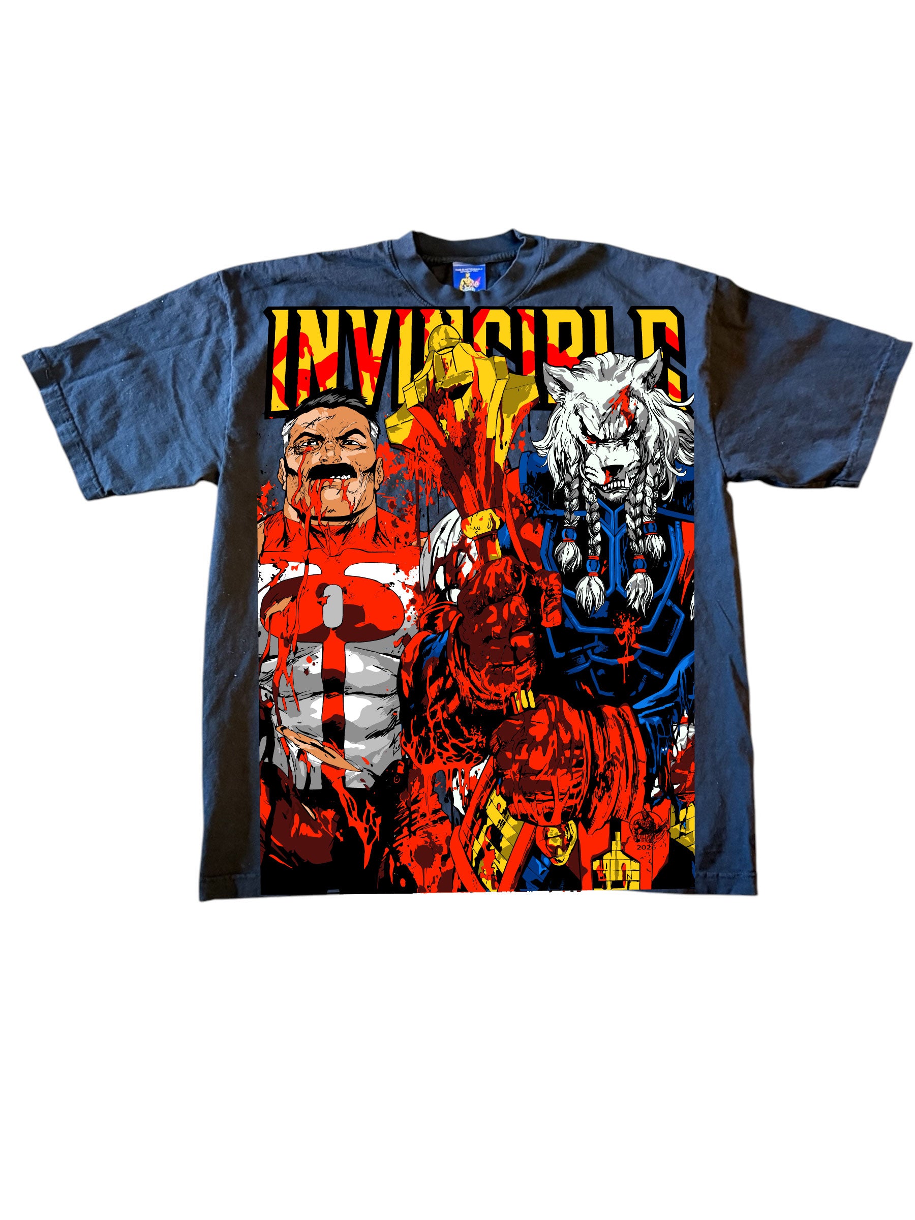 Black - Omni man and battle beast Front & Eve & Mark back